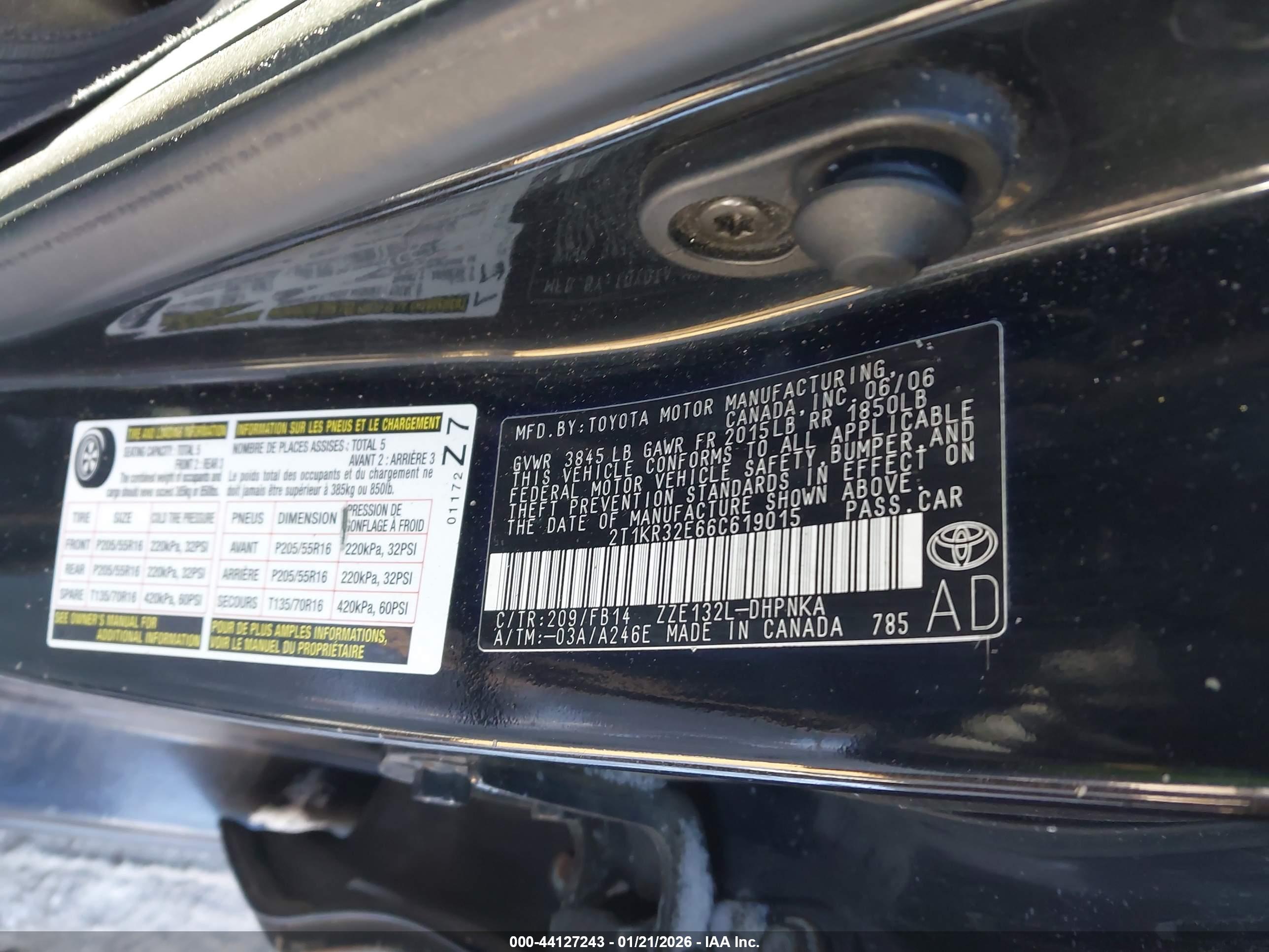 TOYOTA MATRIX image 9