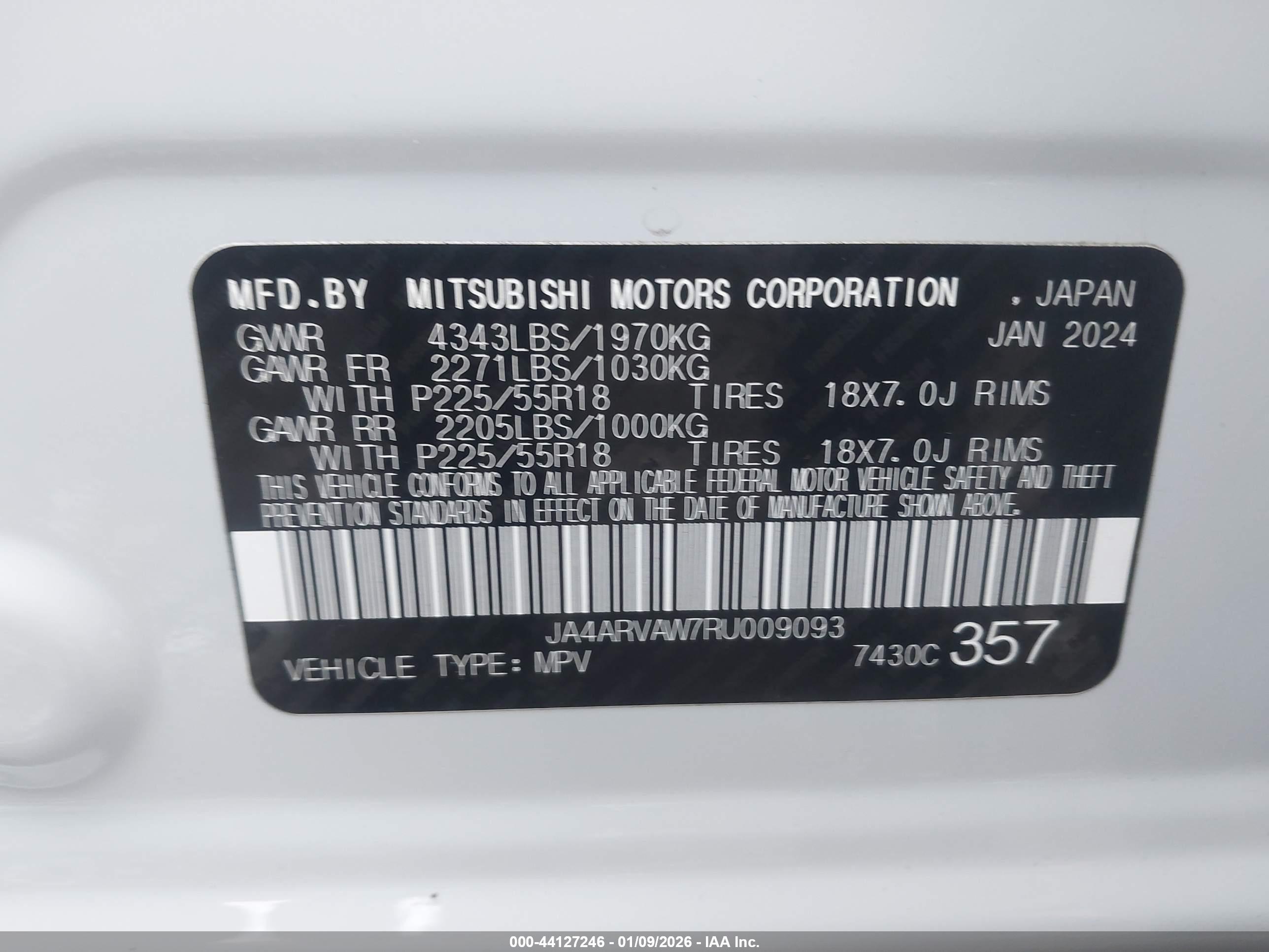 MITSUBISHI OUTLANDER image 9