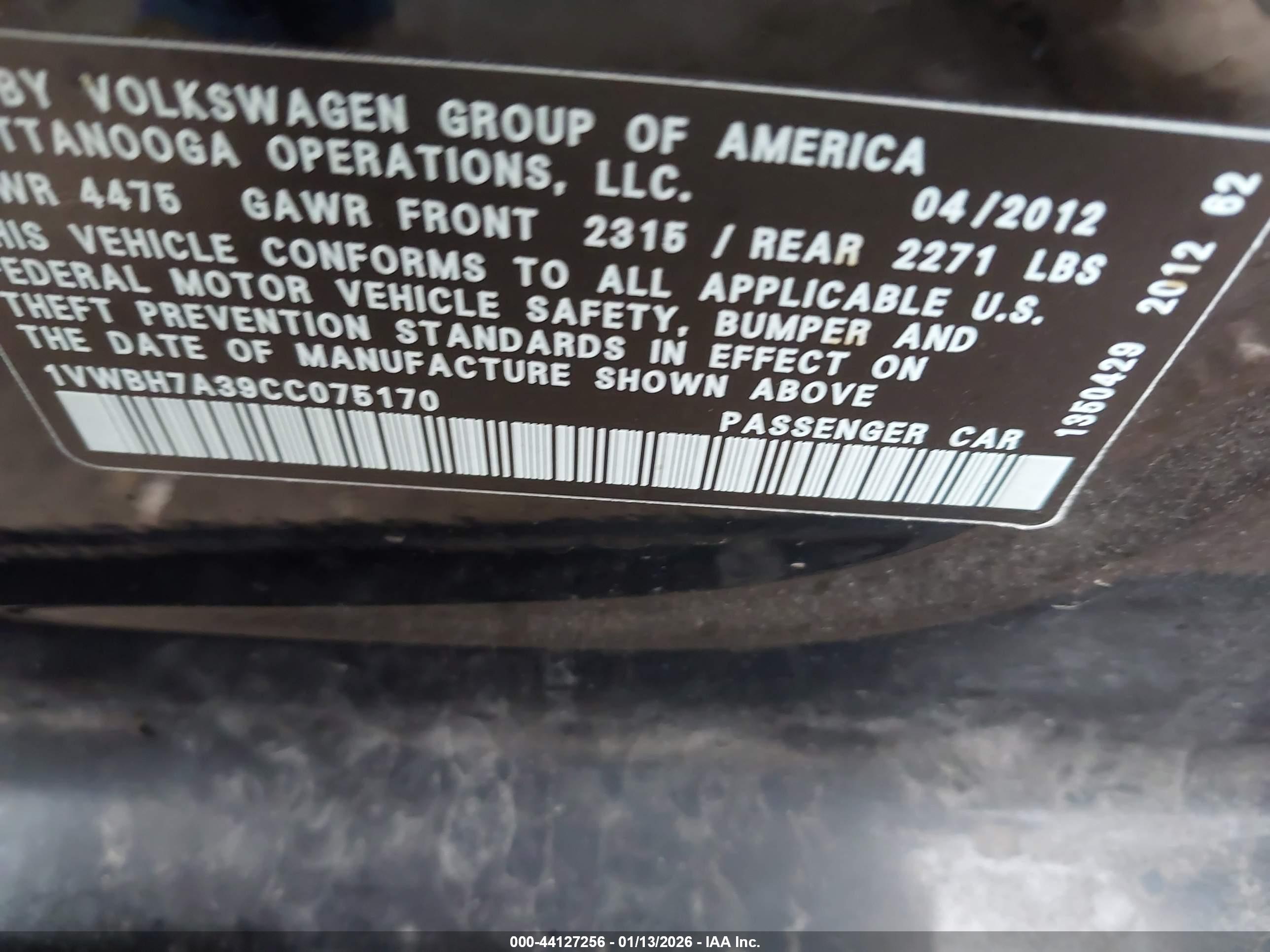 VOLKSWAGEN PASSAT image 9