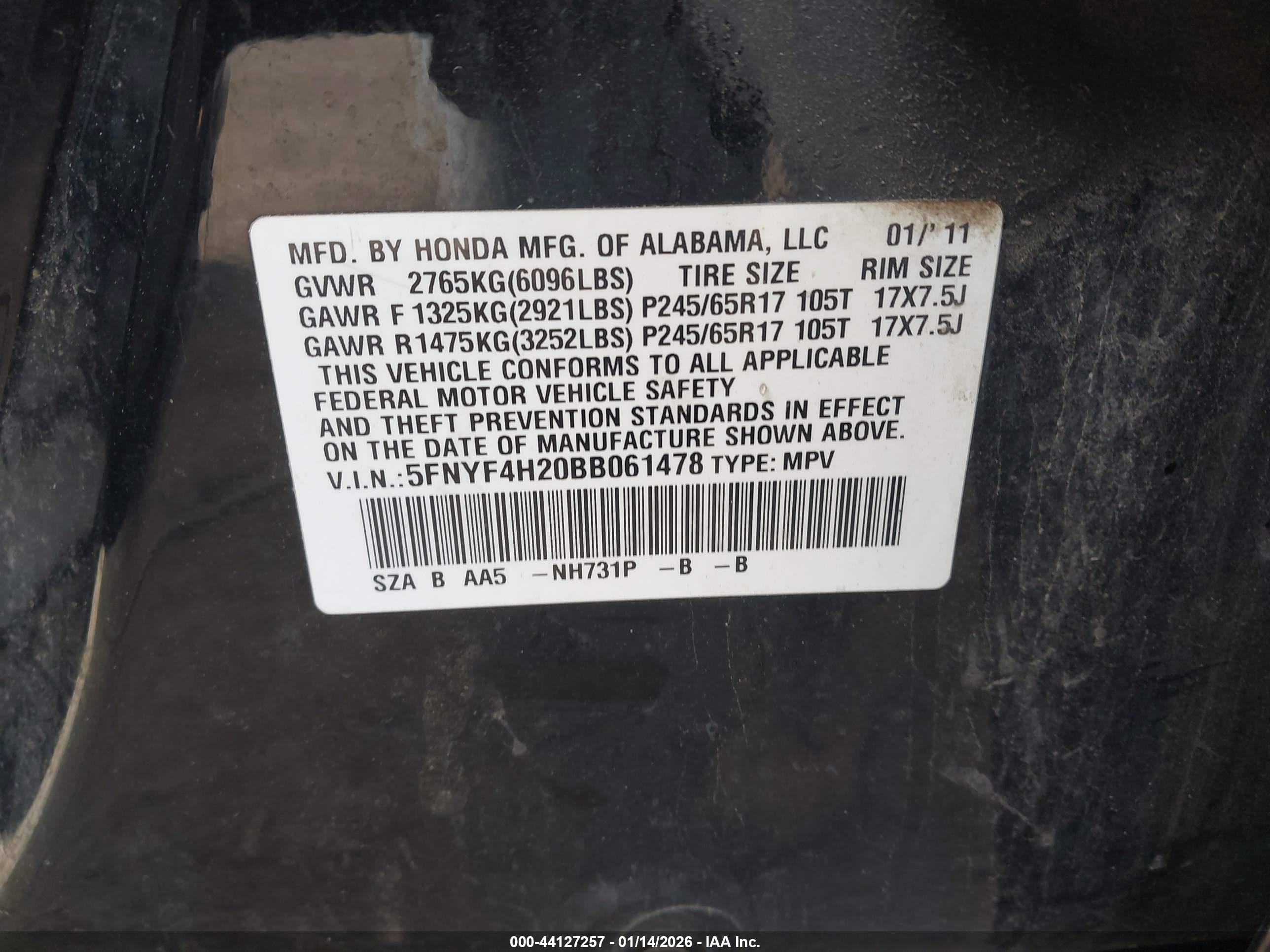 HONDA PILOT image 9