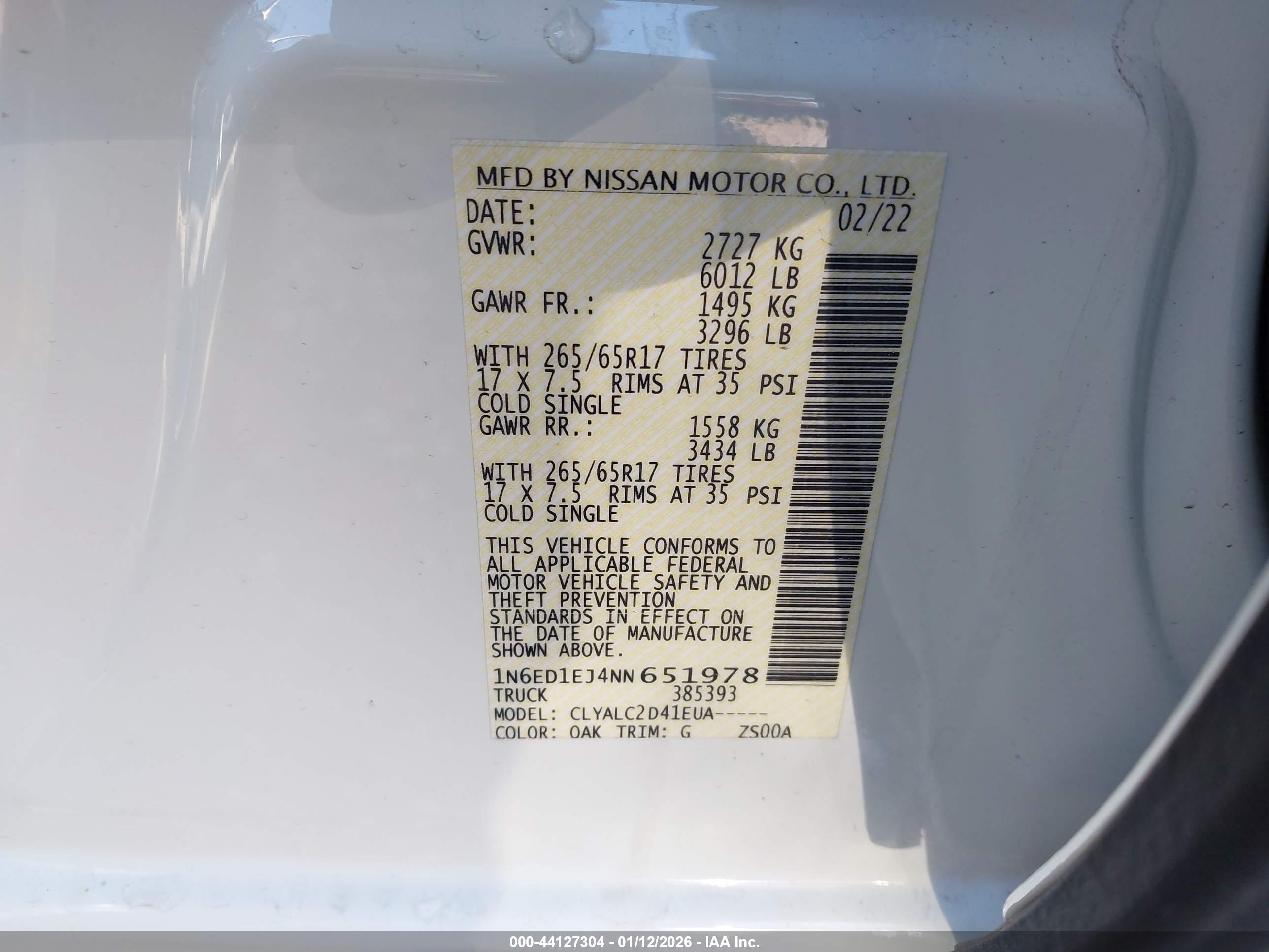 NISSAN FRONTIER image 9