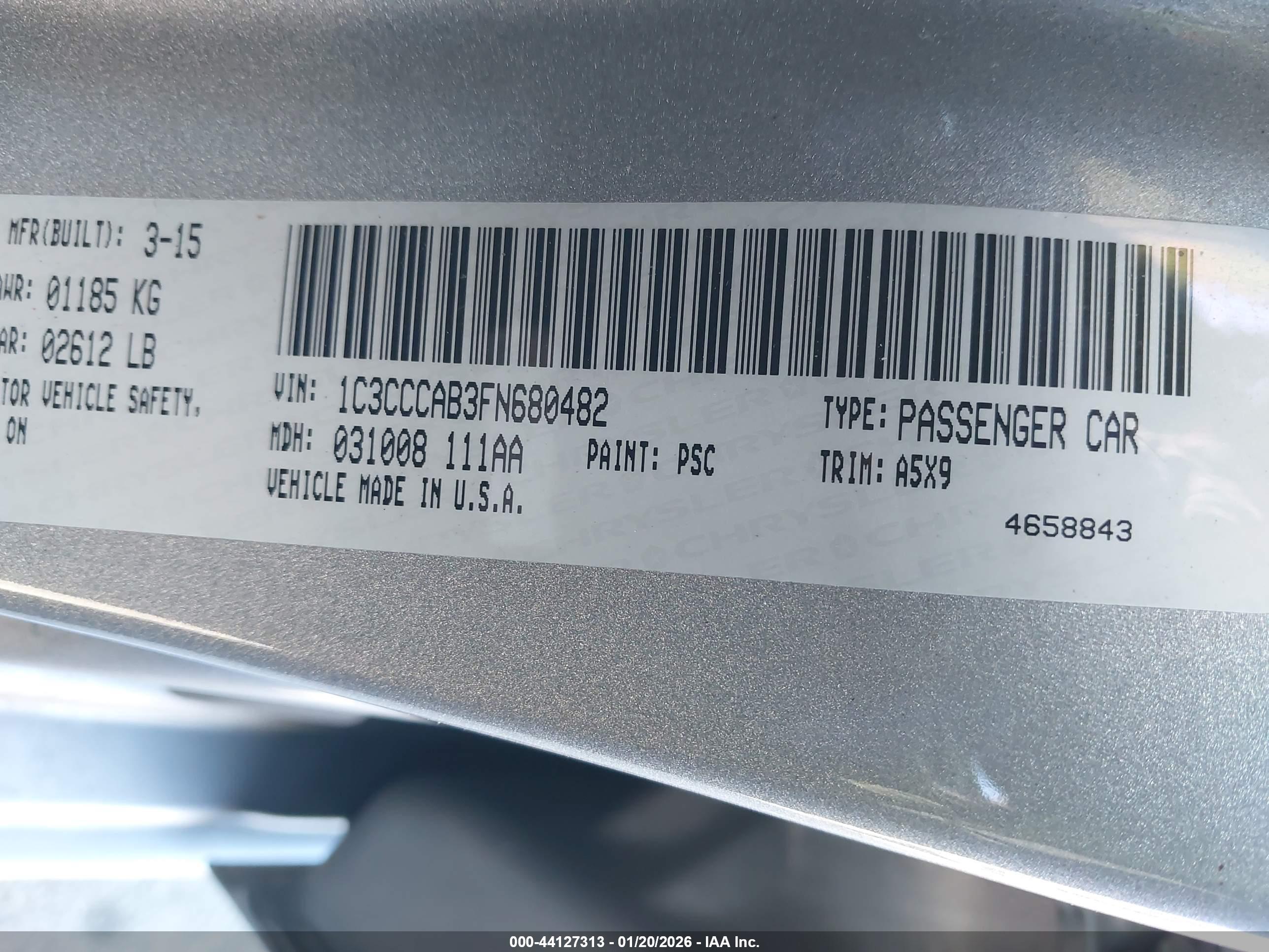 CHRYSLER 200 image 9