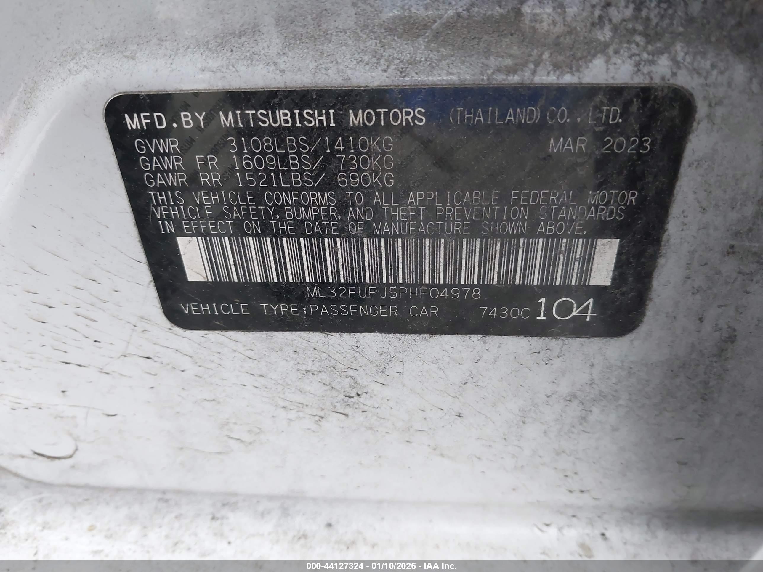 MITSUBISHI MIRAGE image 9