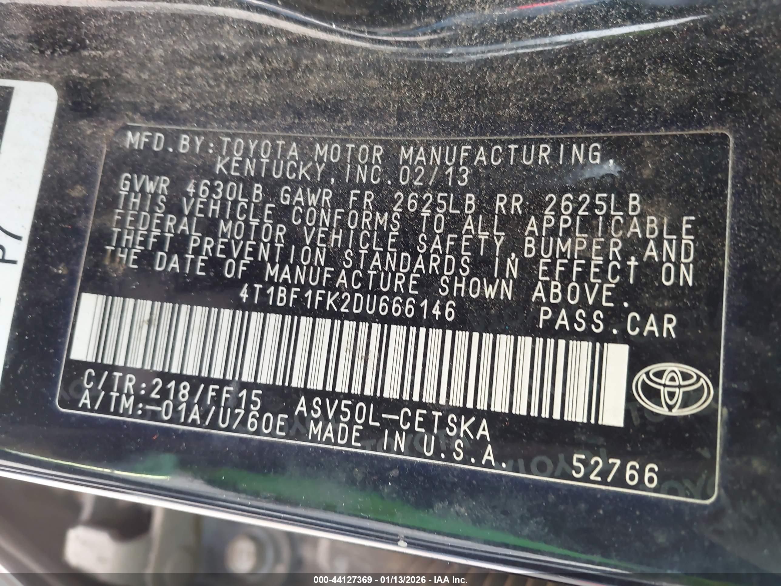 TOYOTA CAMRY image 9