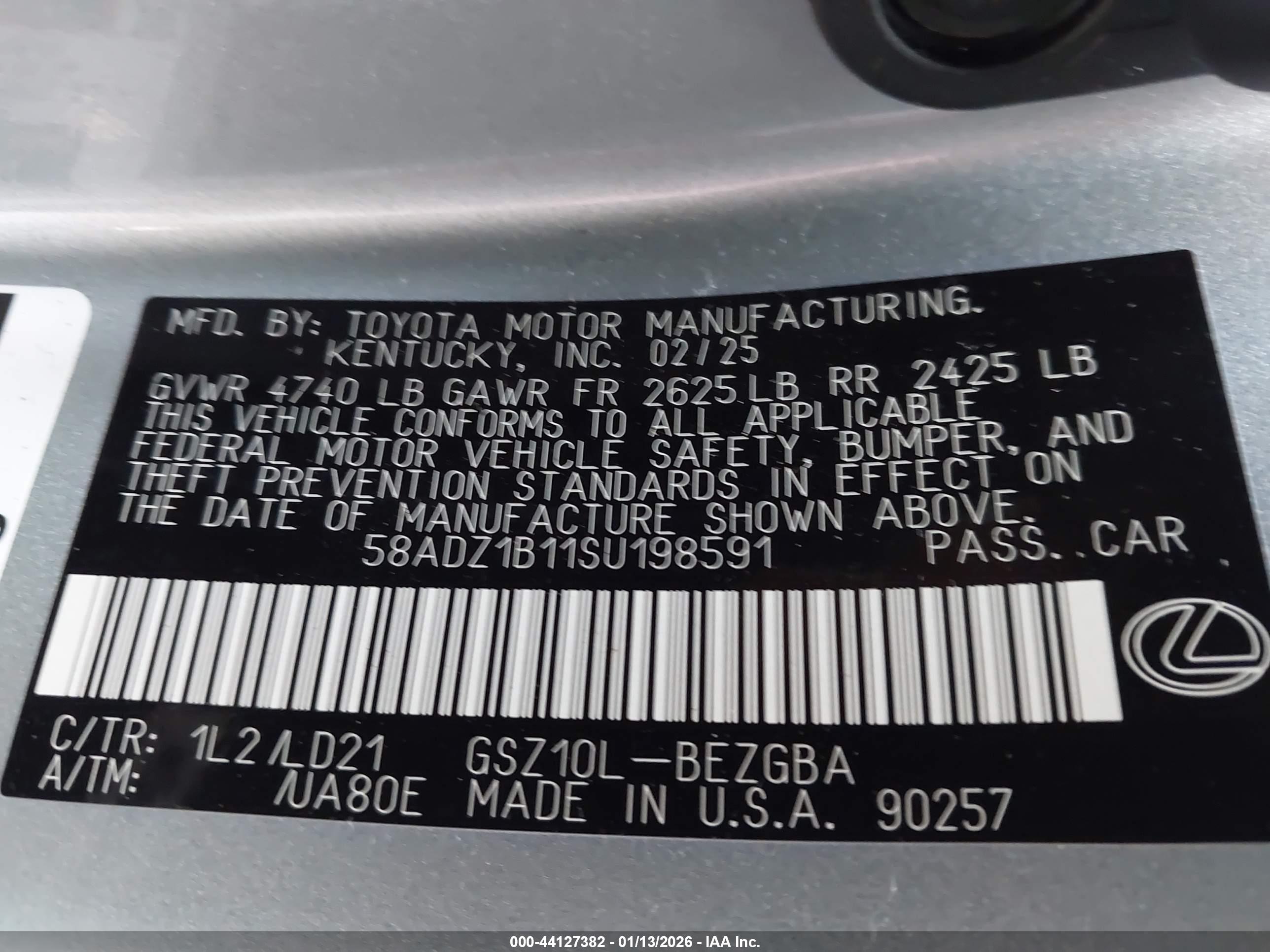 LEXUS ES image 9