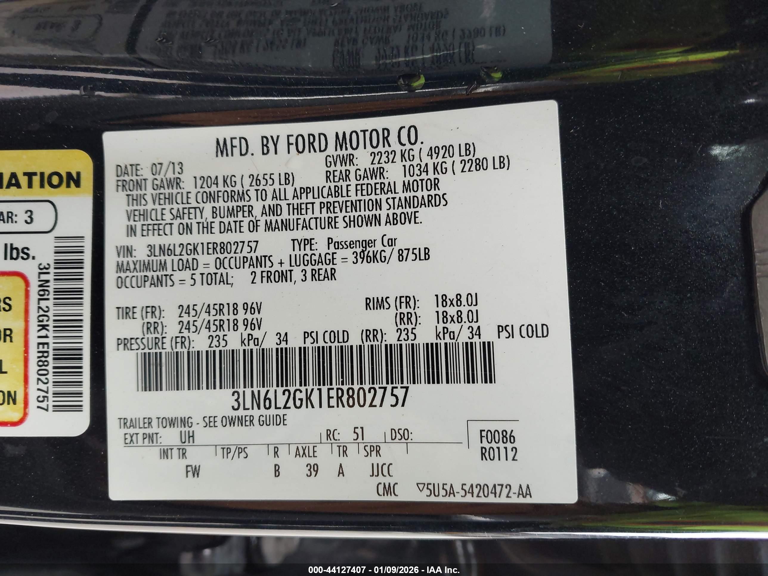 LINCOLN MKZ image 9
