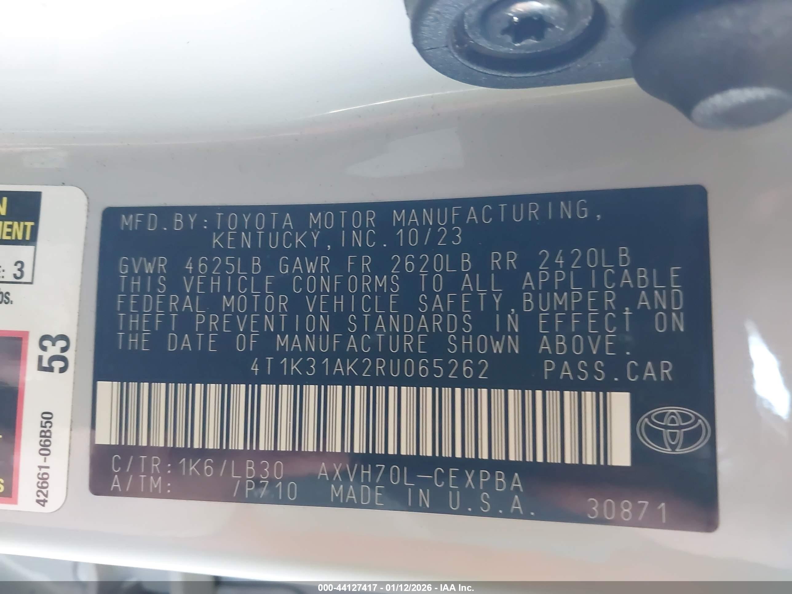 TOYOTA CAMRY image 9