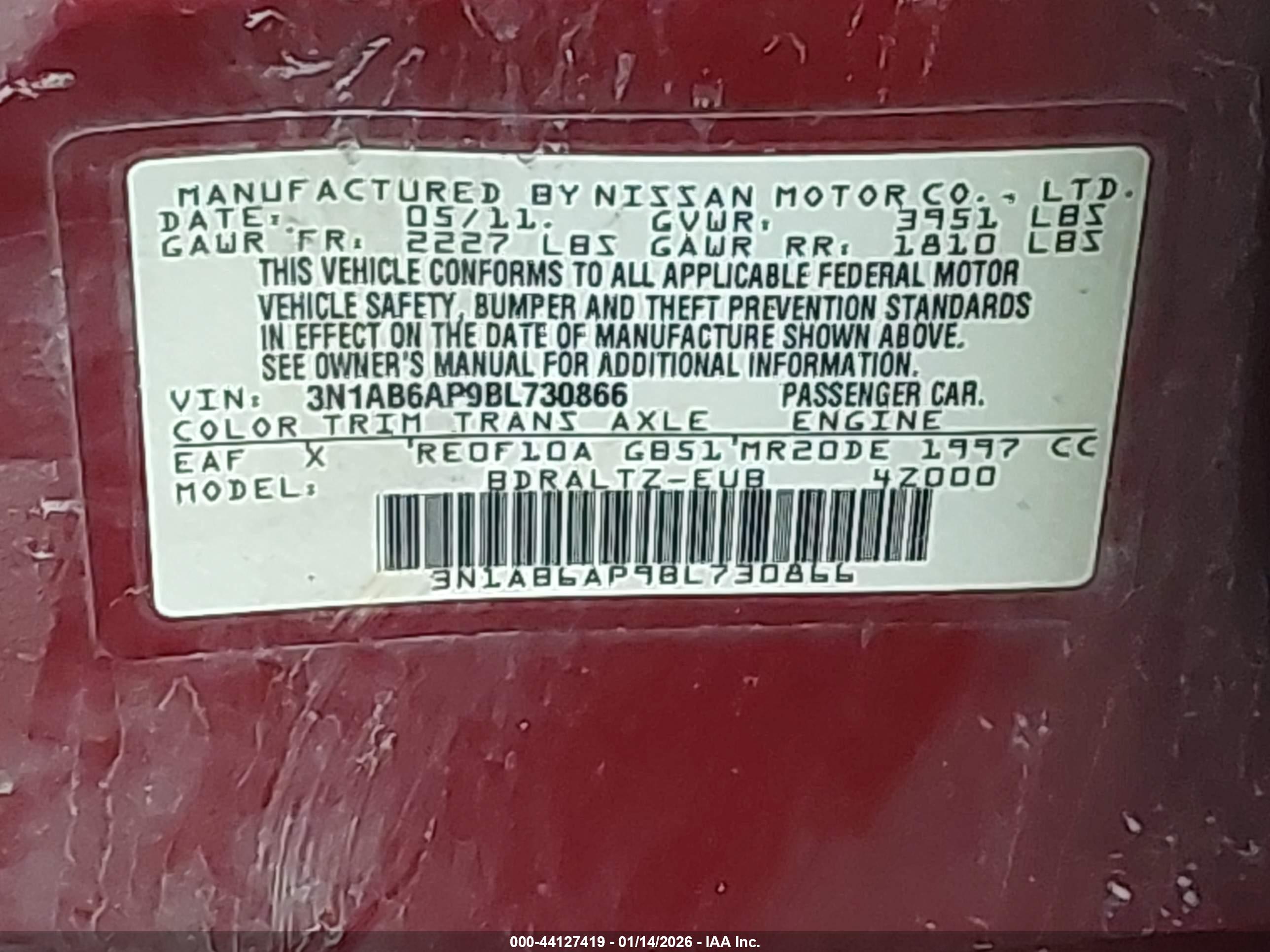NISSAN SENTRA image 9