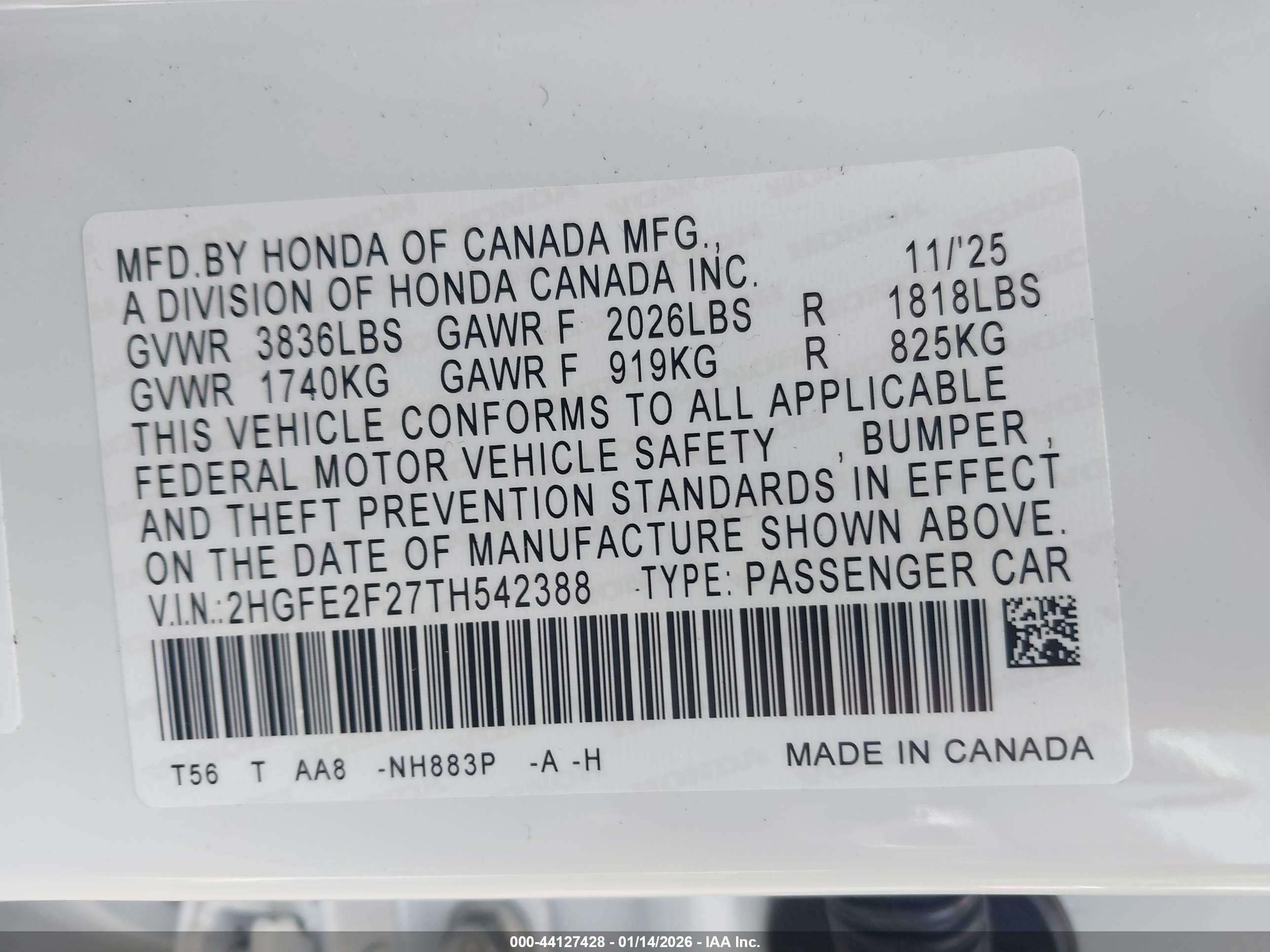 HONDA CIVIC image 9