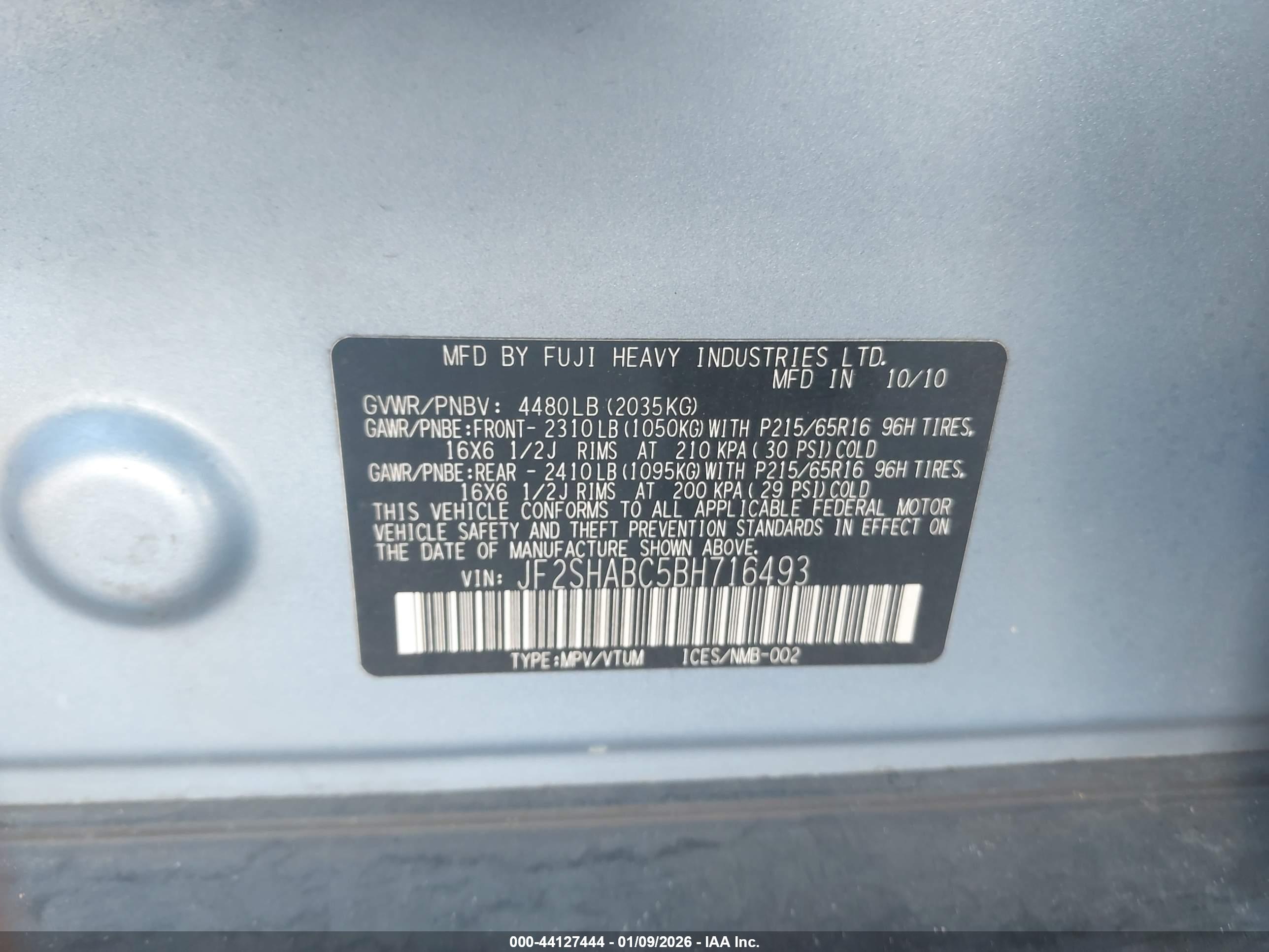 SUBARU FORESTER image 9