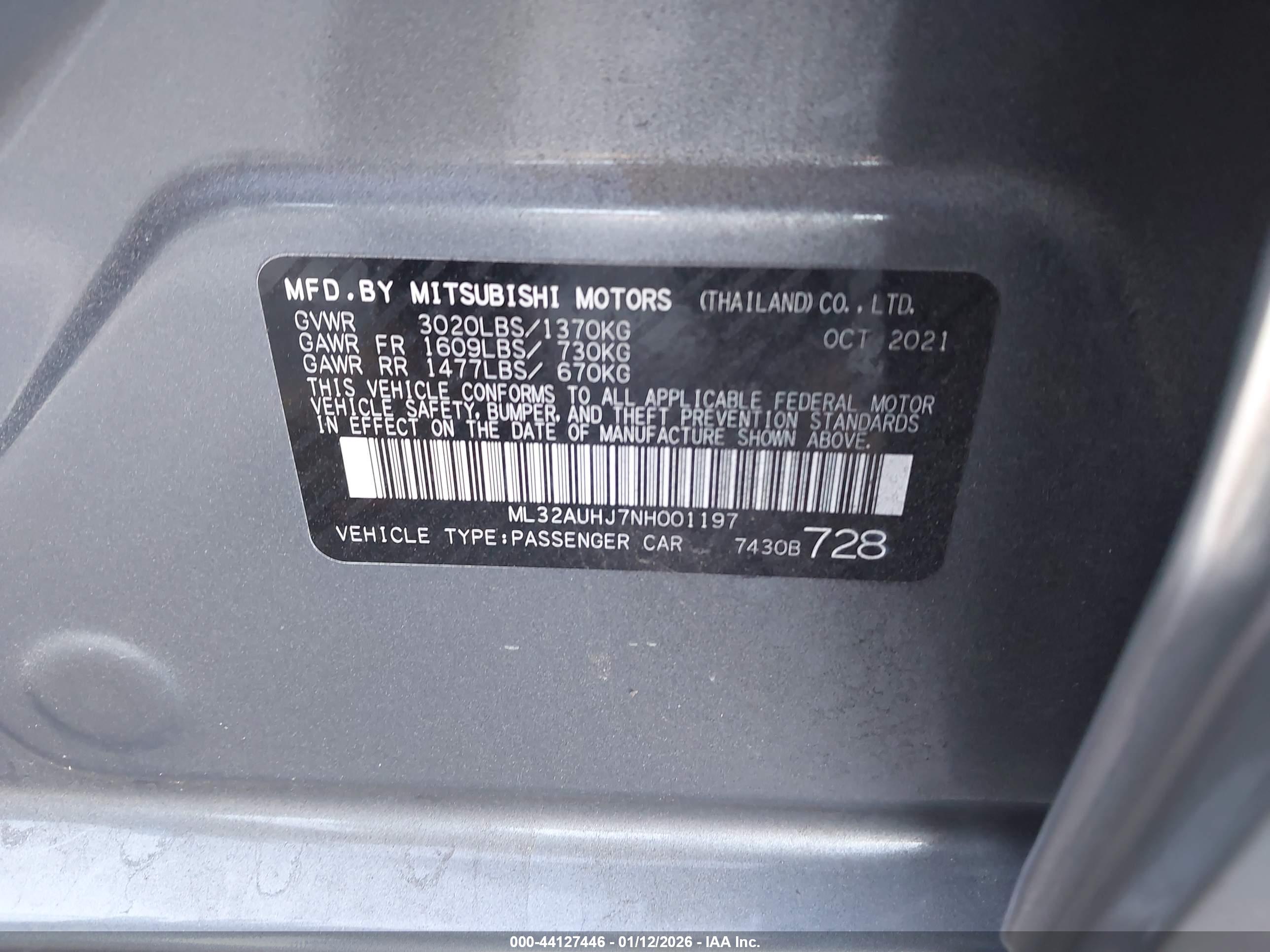 MITSUBISHI MIRAGE image 9
