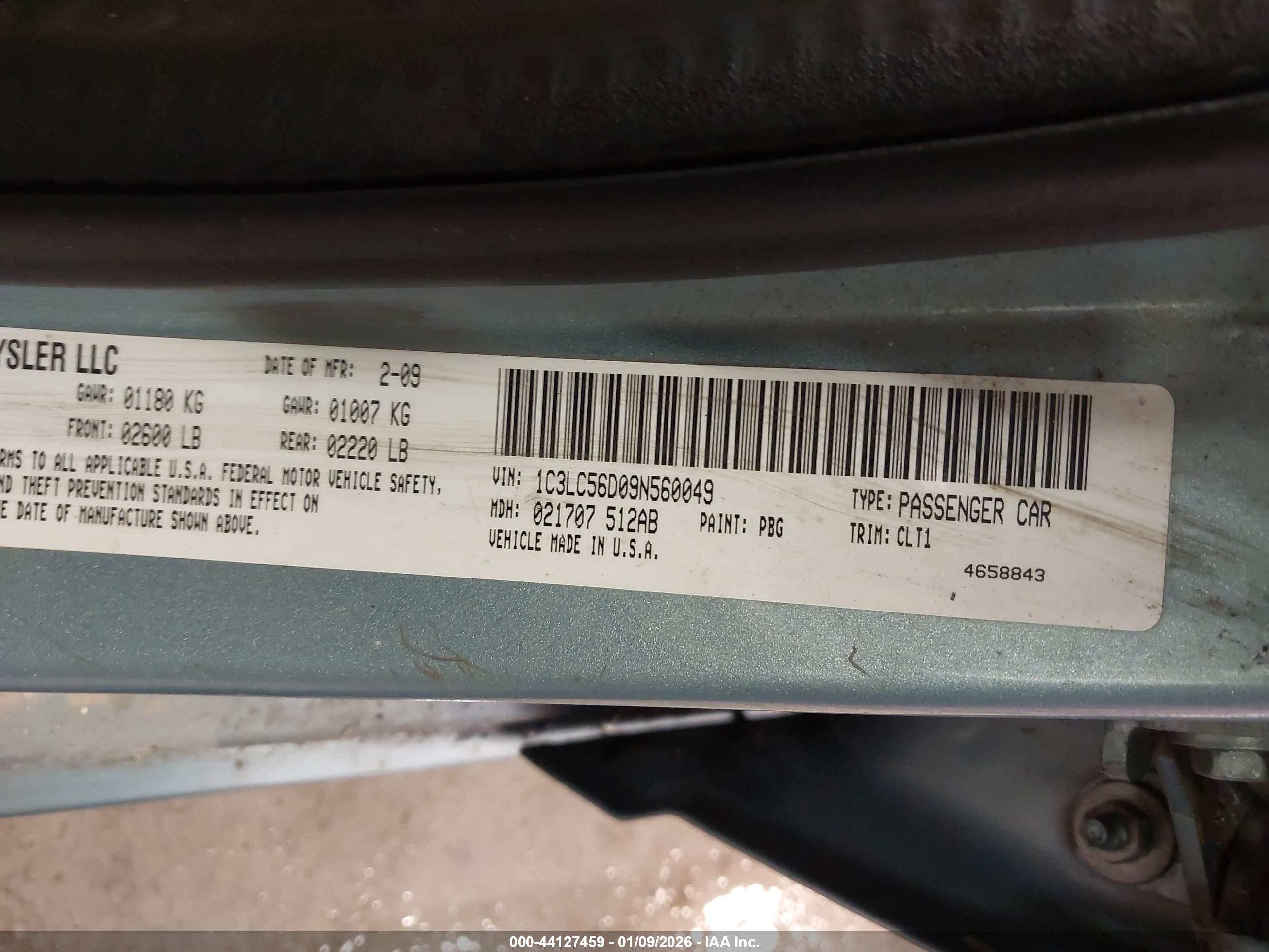 CHRYSLER SEBRING image 9
