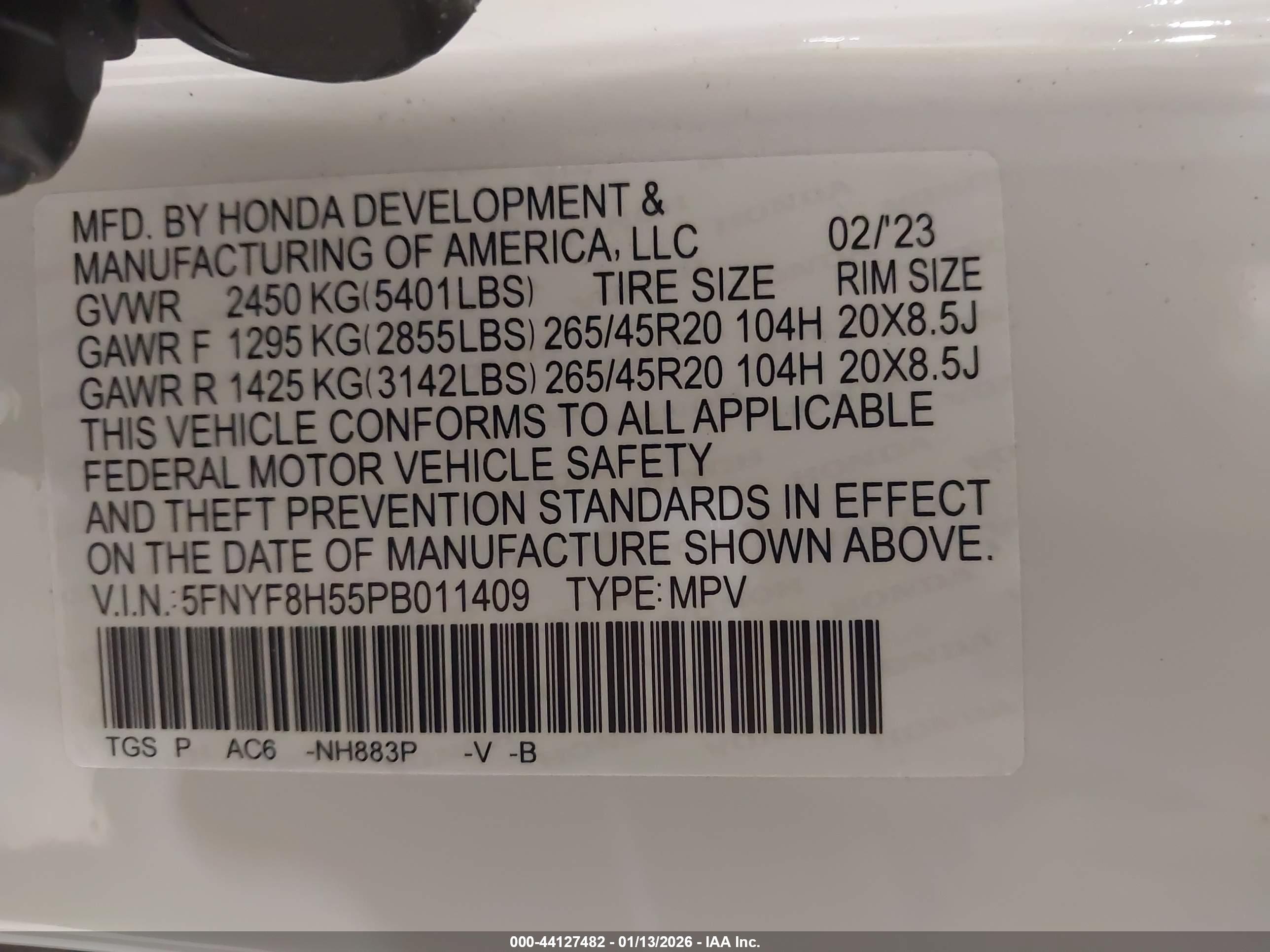 HONDA PASSPORT image 9