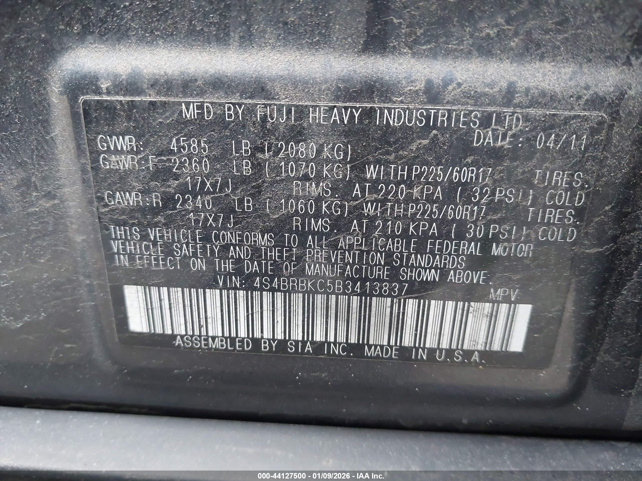 SUBARU OUTBACK image 9