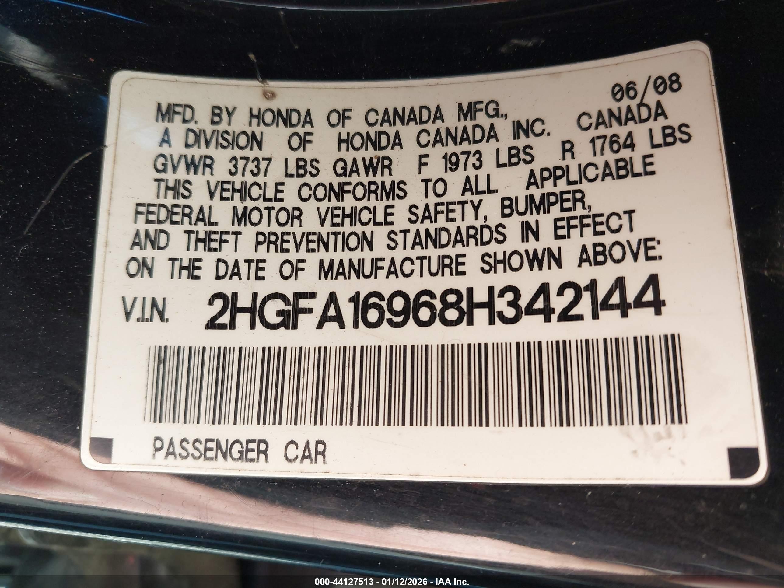 HONDA CIVIC image 9