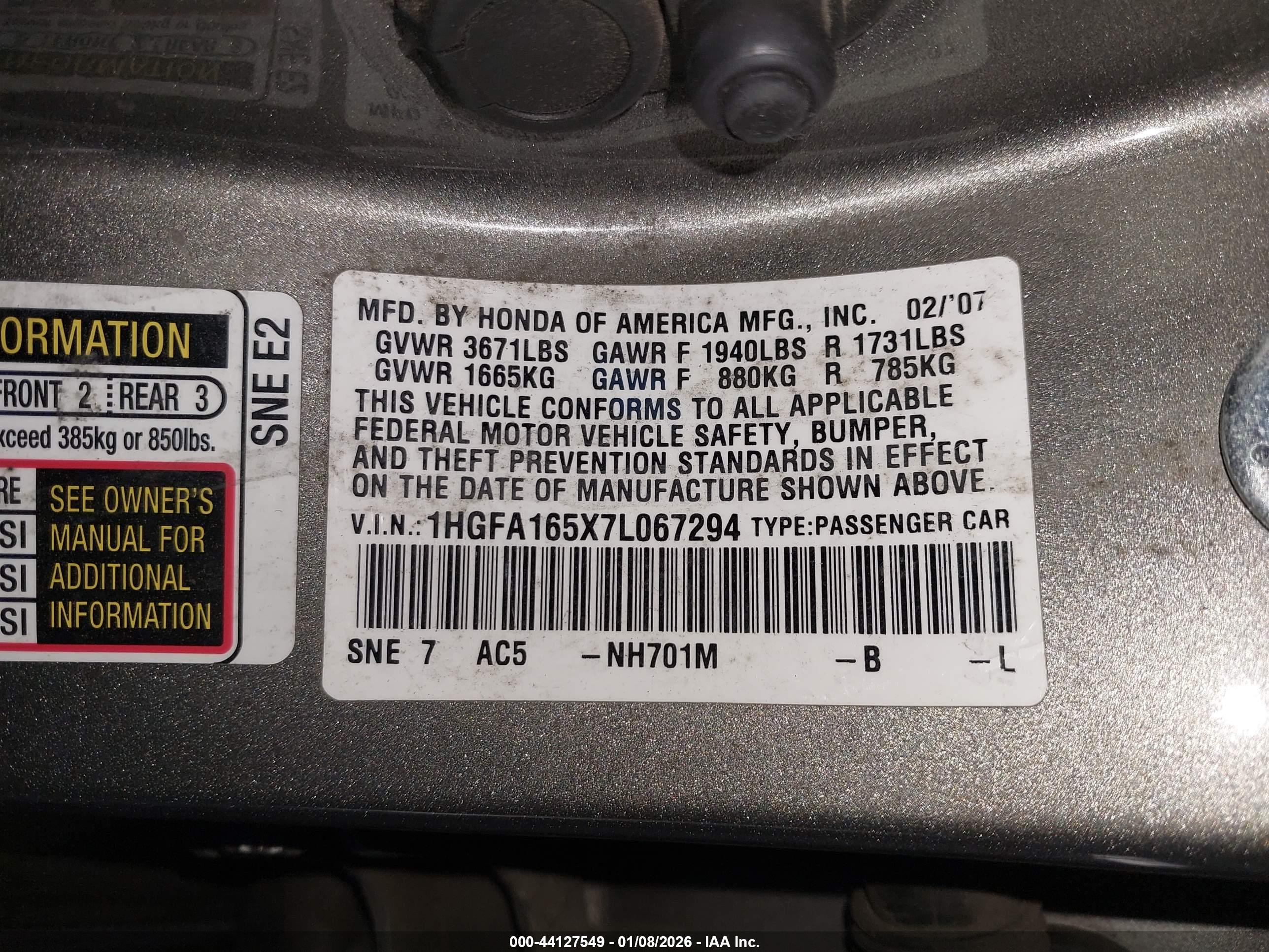 HONDA CIVIC image 9