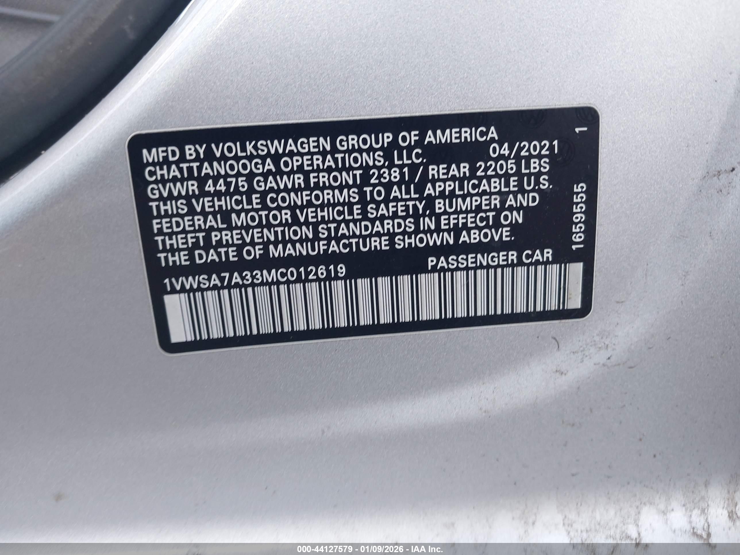 VOLKSWAGEN PASSAT image 9