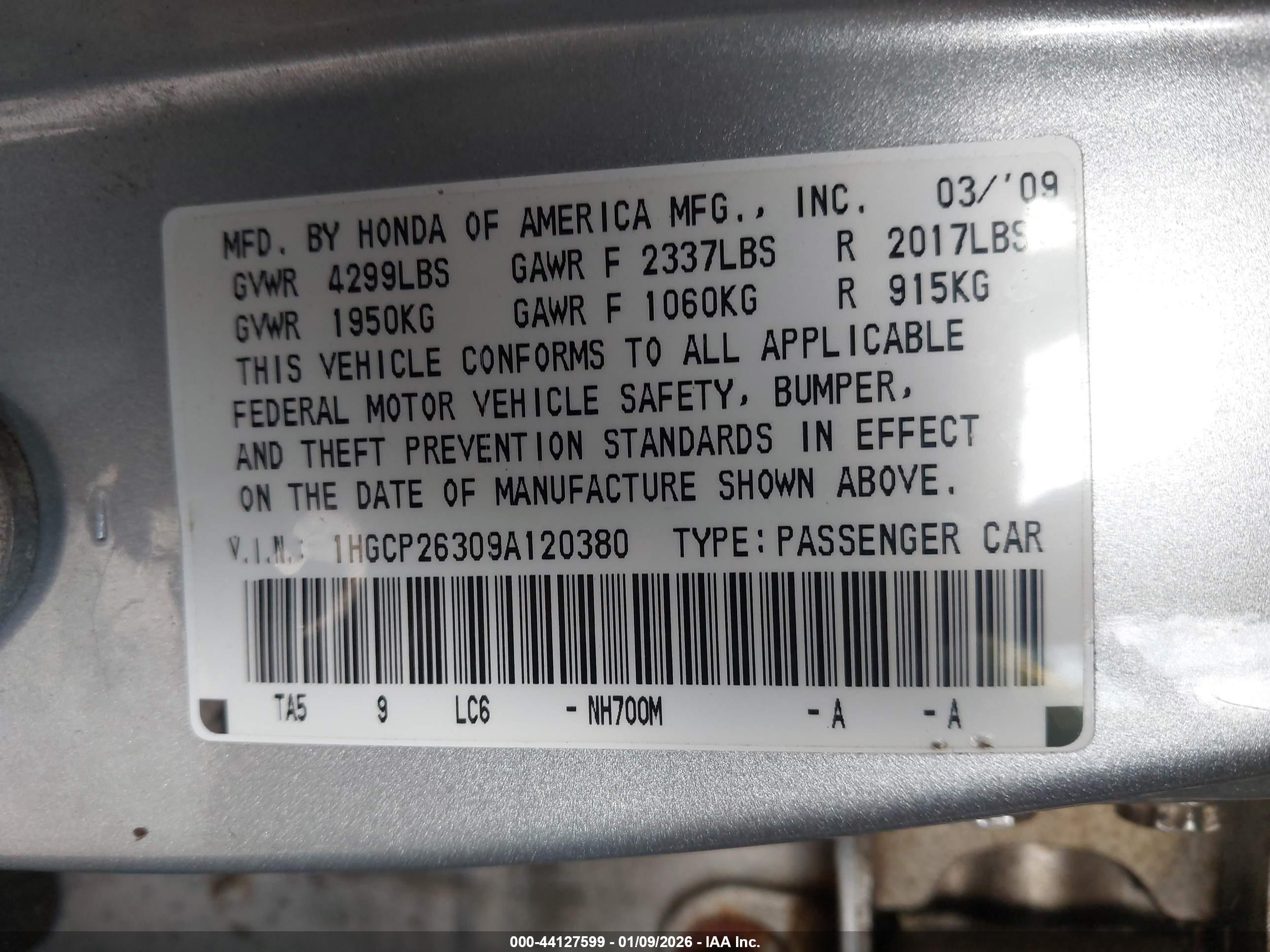 HONDA ACCORD image 9