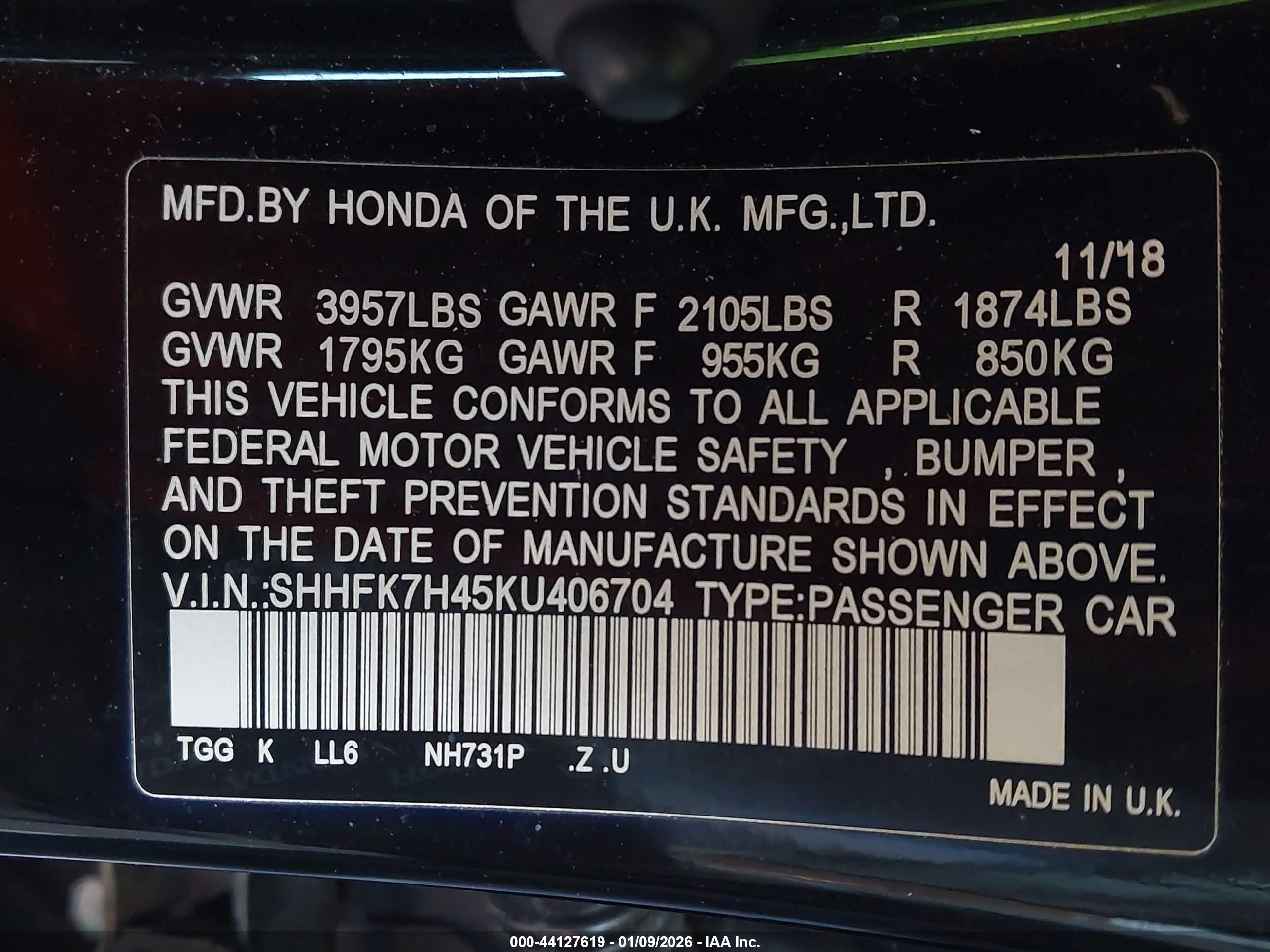 HONDA CIVIC image 9