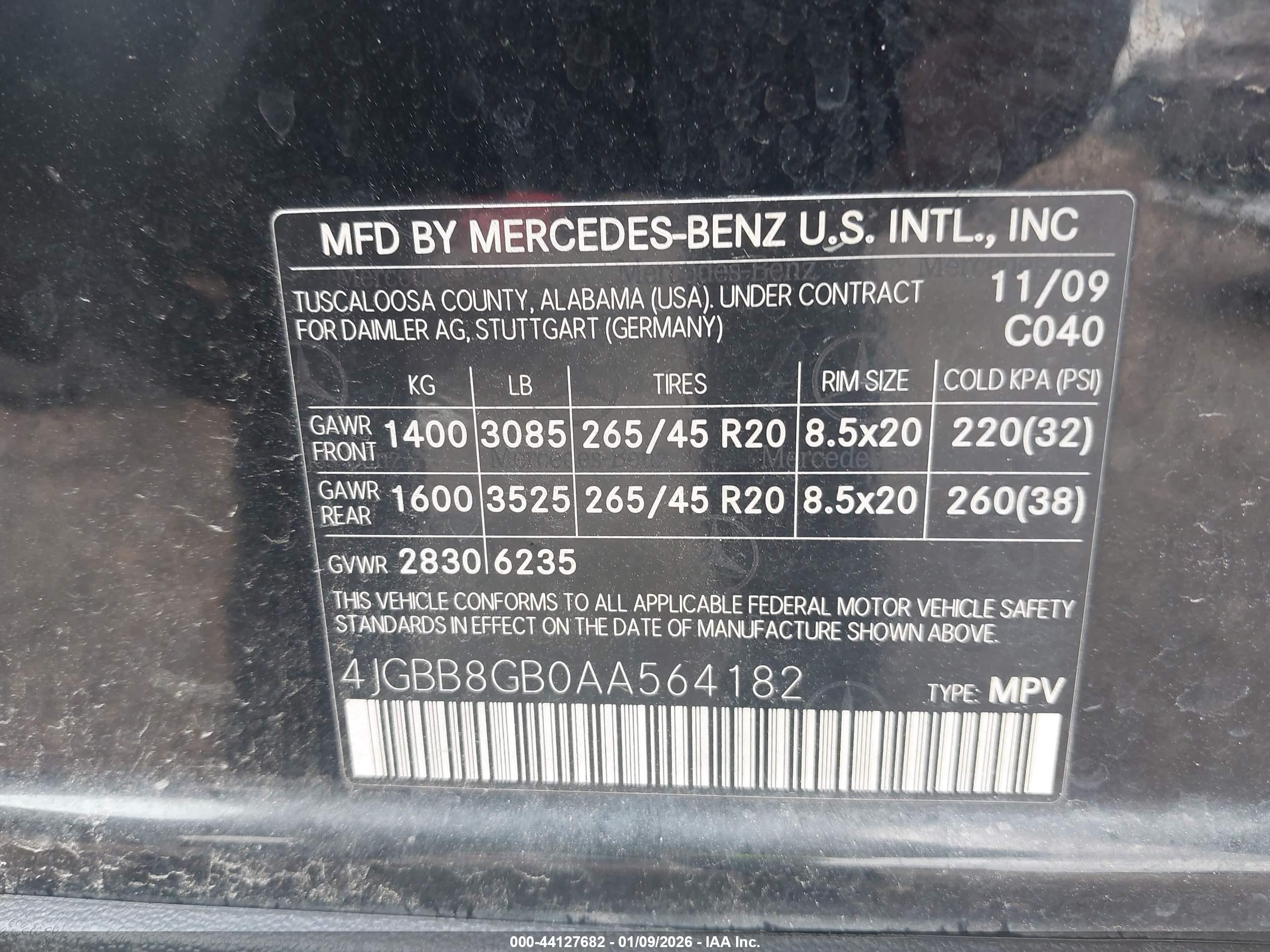 MERCEDES-BENZ ML image 9