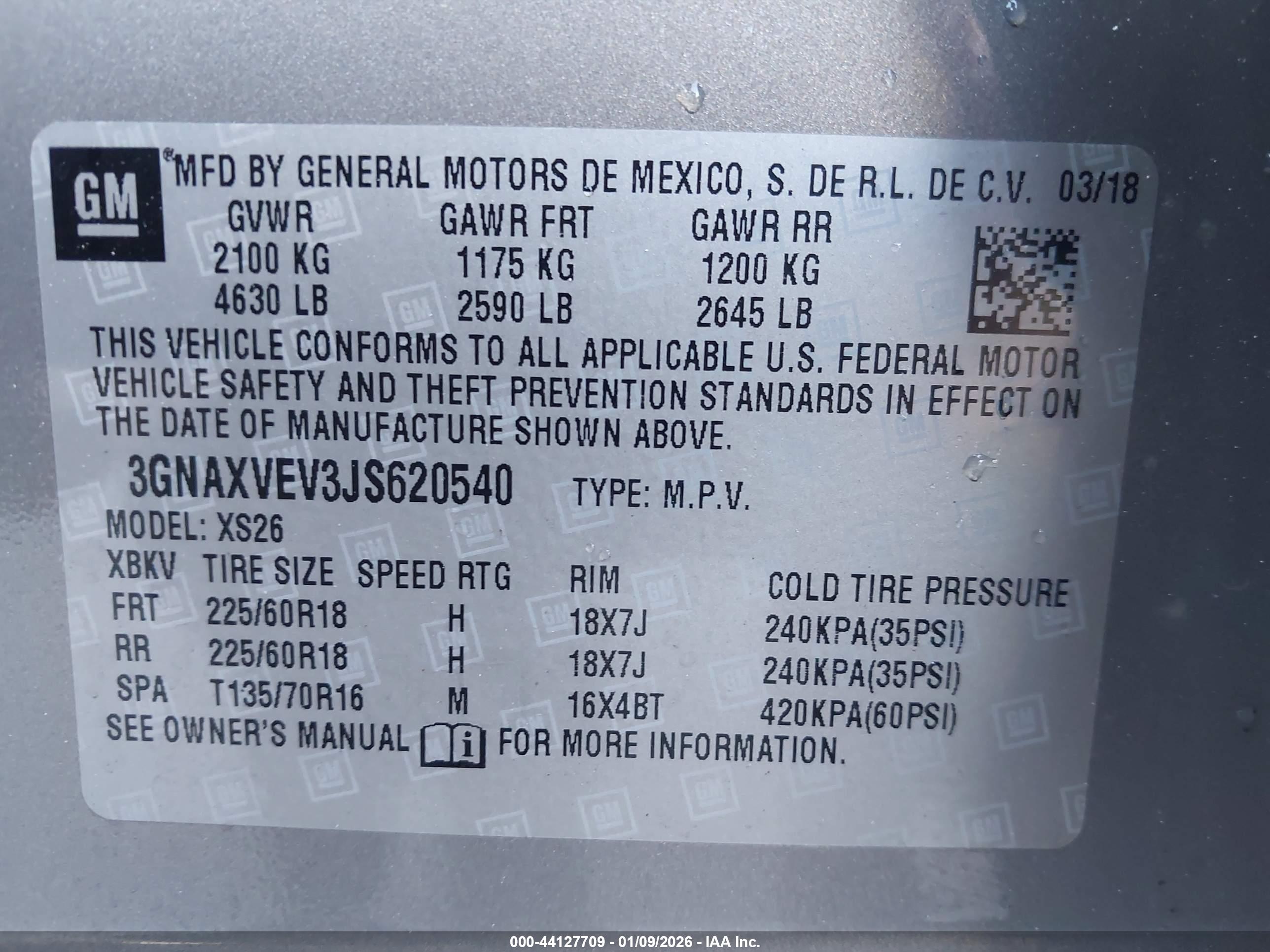 CHEVROLET EQUINOX image 9