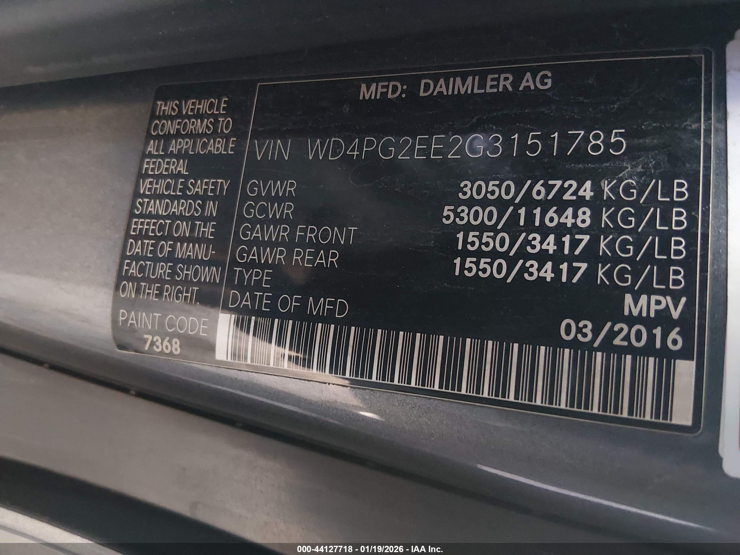 MERCEDES-BENZ METRIS image 9