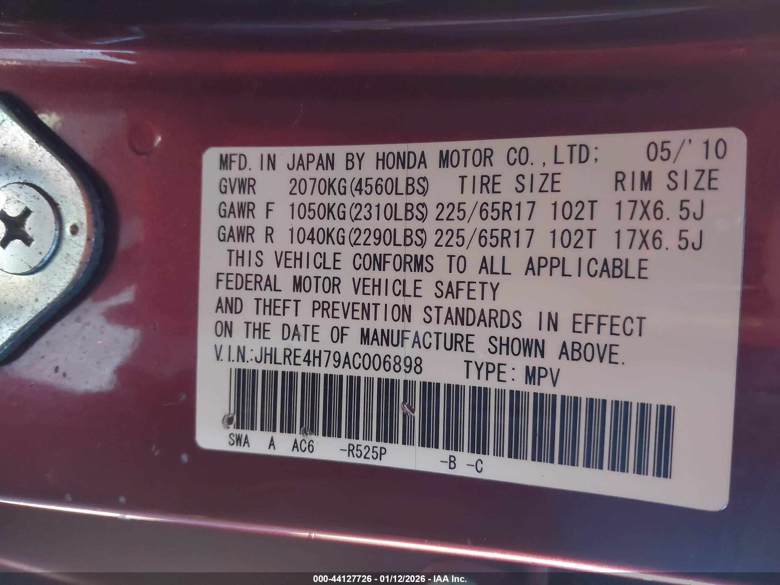 HONDA CR-V image 9