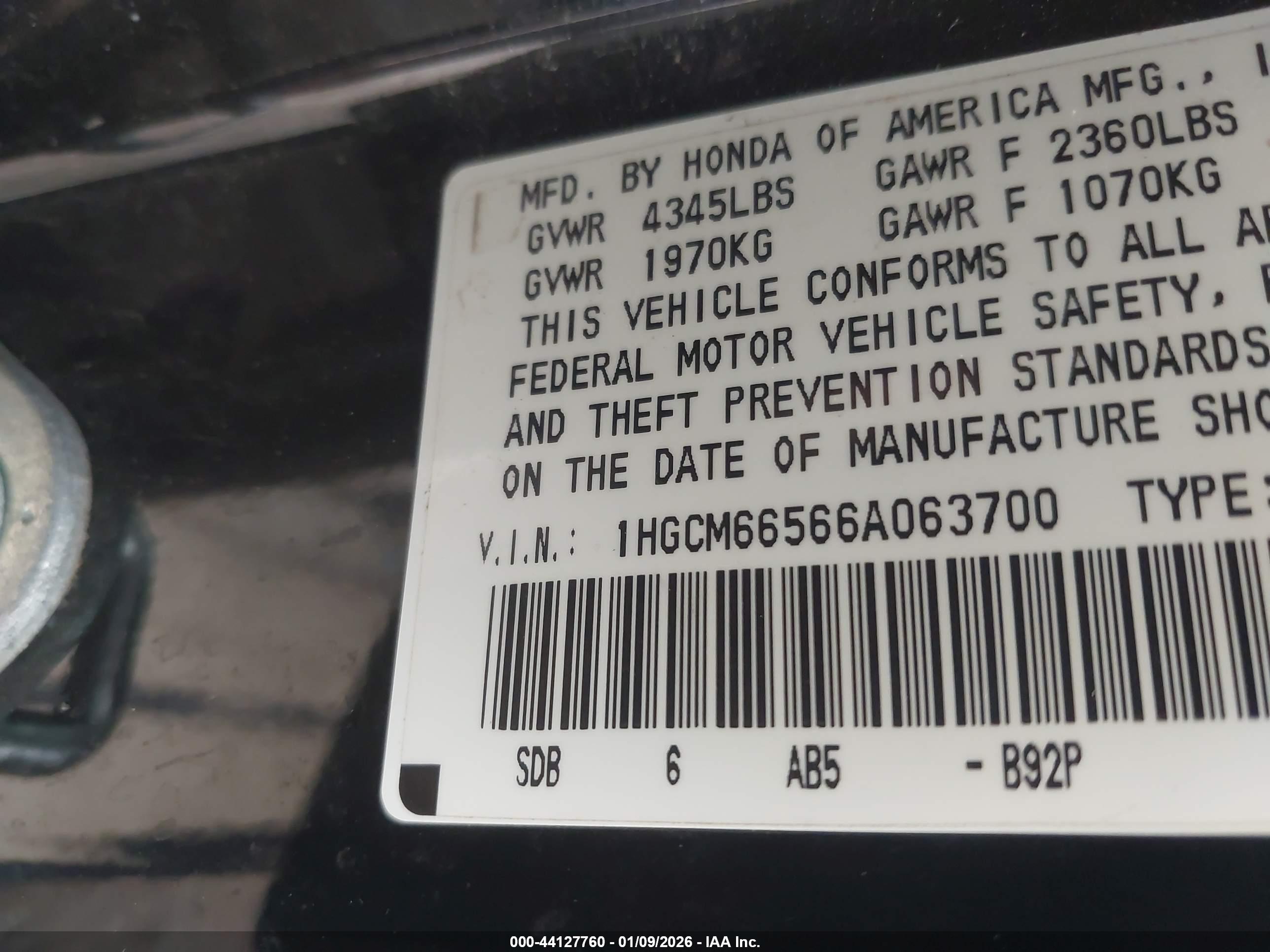 HONDA ACCORD image 9