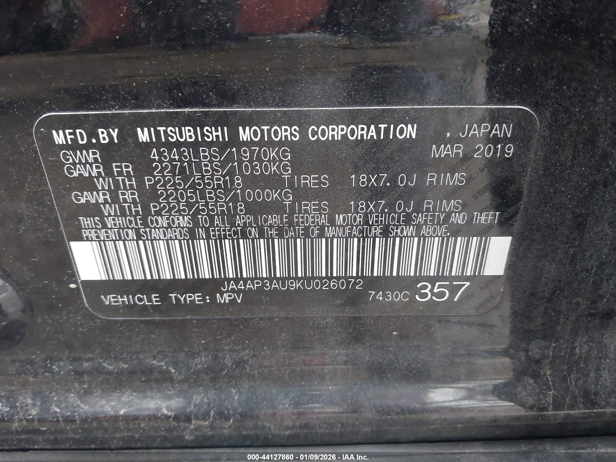 MITSUBISHI OUTLANDER image 9