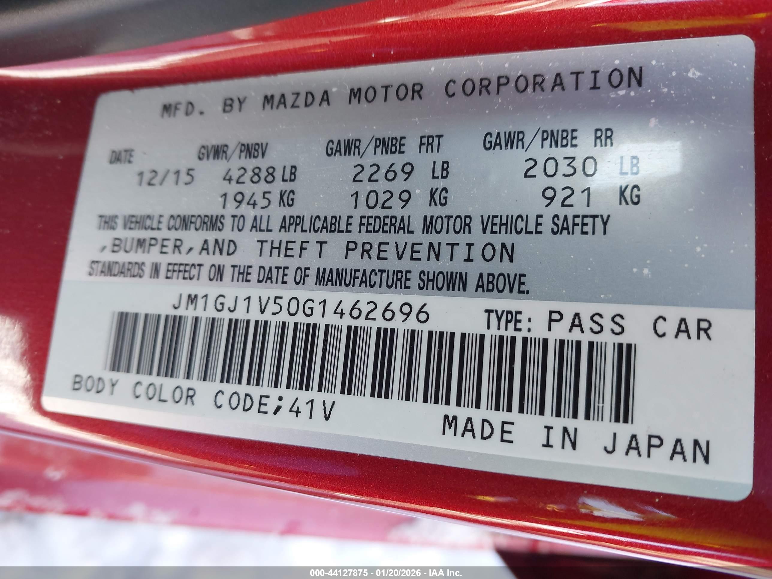 MAZDA MAZDA6 image 9
