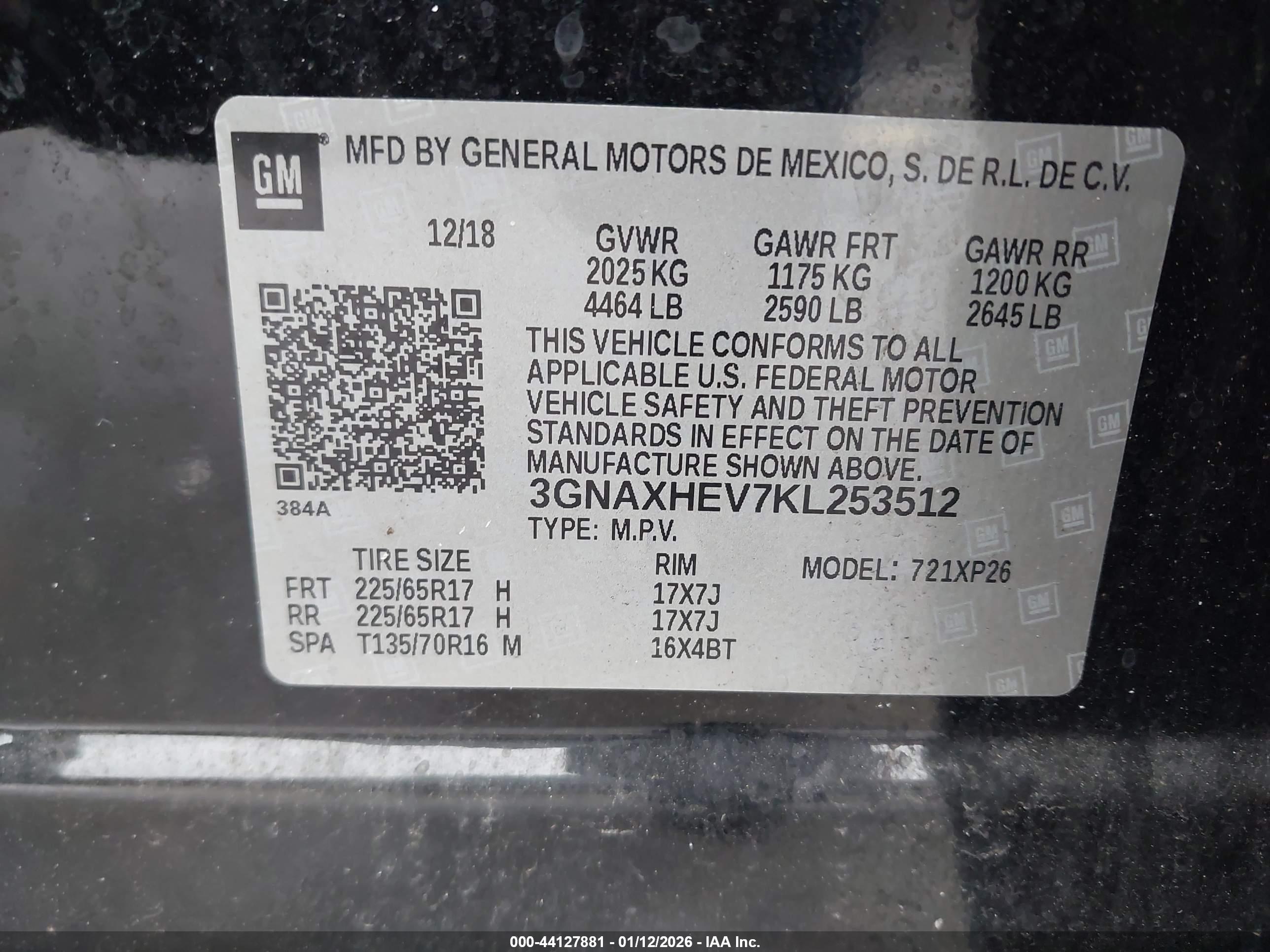 CHEVROLET EQUINOX image 9