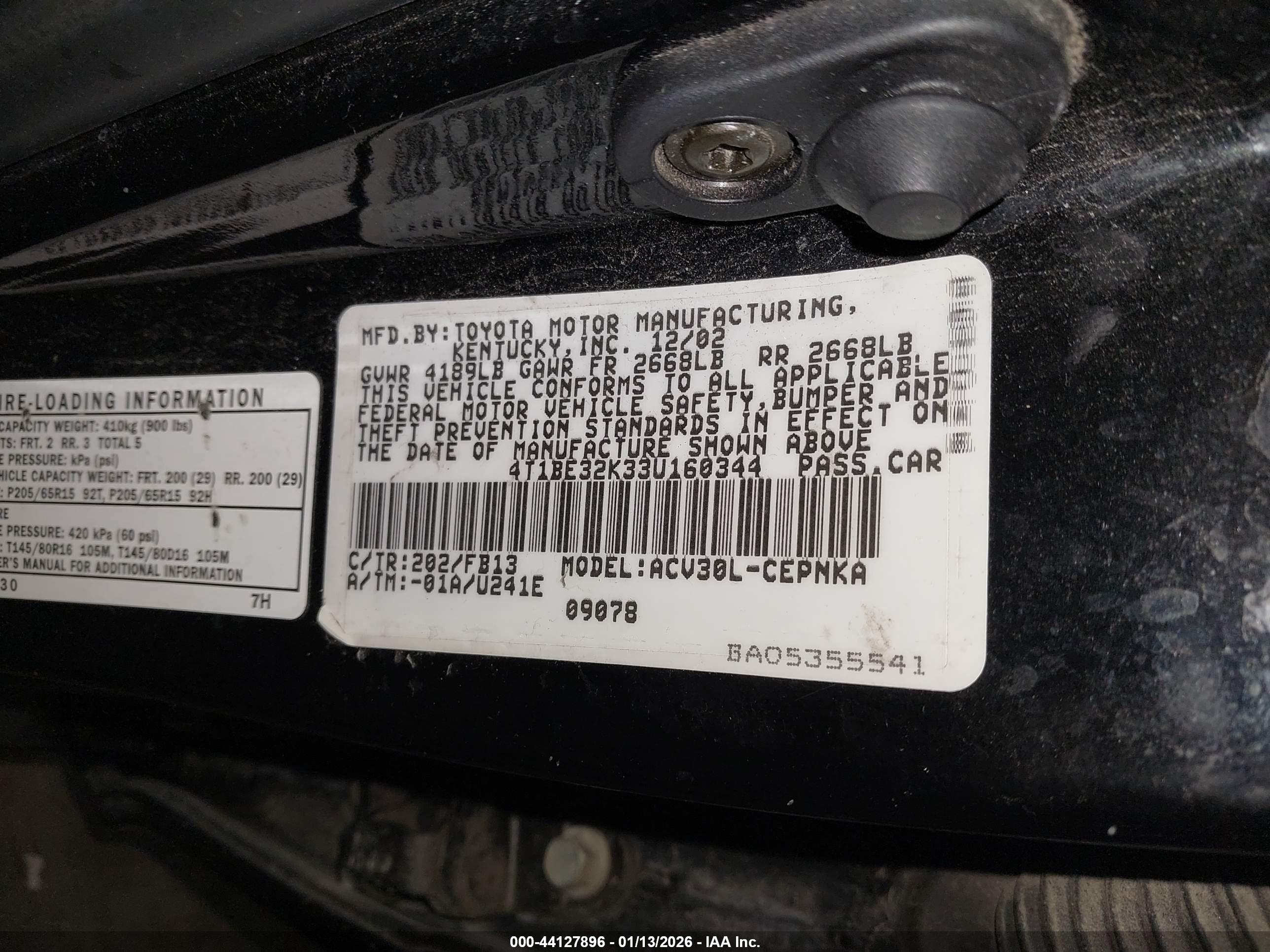 TOYOTA CAMRY image 9