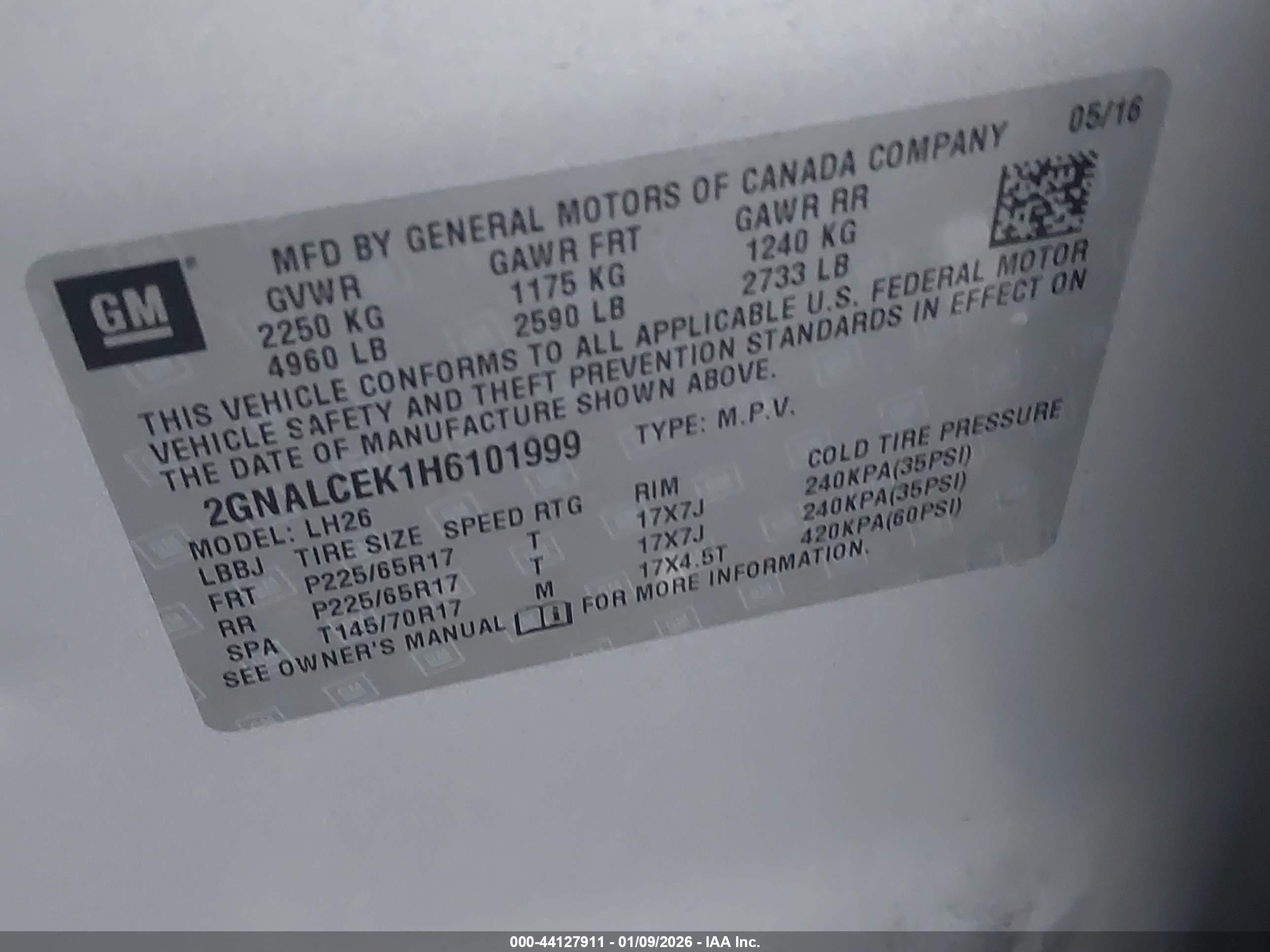CHEVROLET EQUINOX image 9