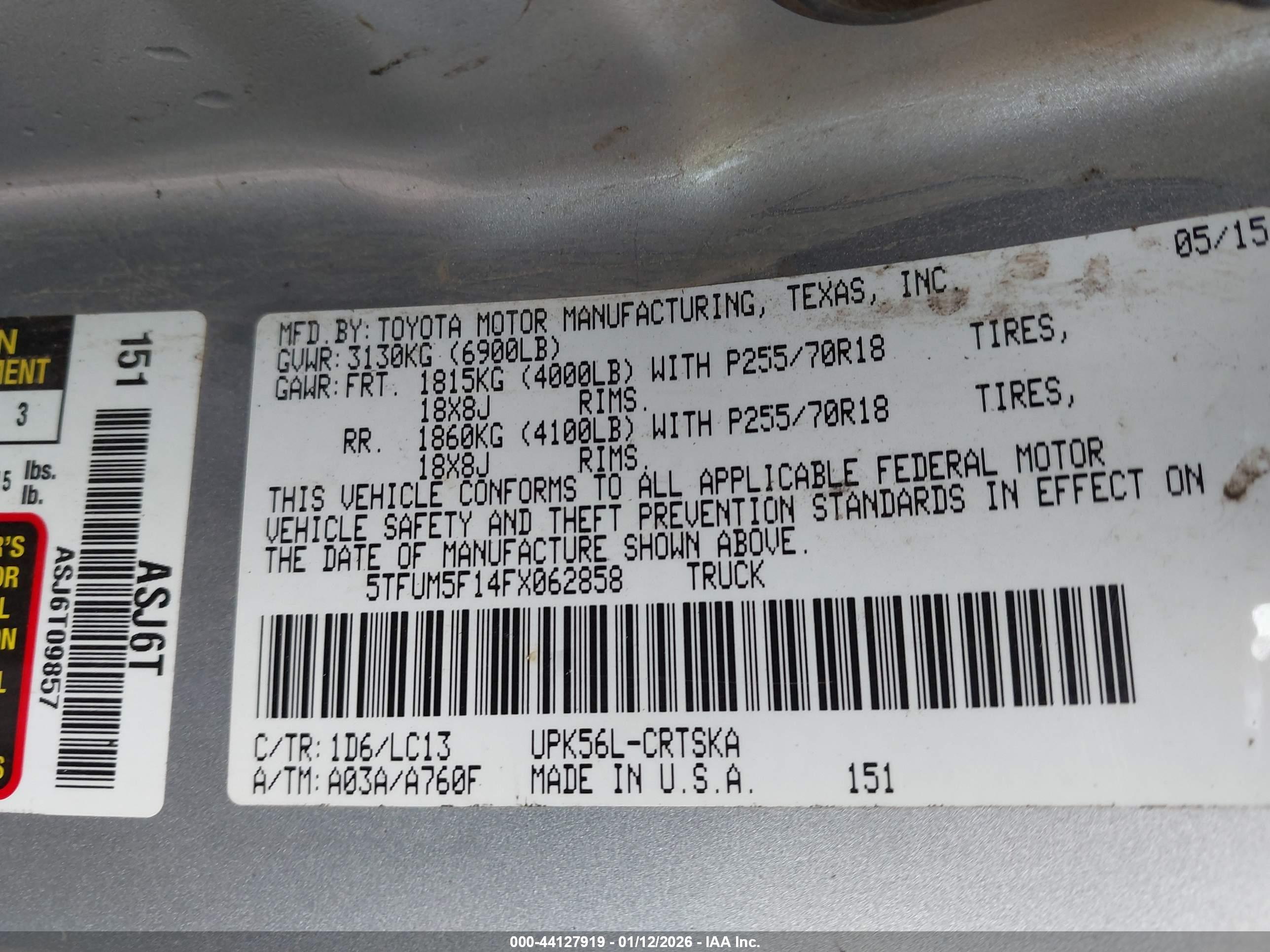 TOYOTA TUNDRA image 9