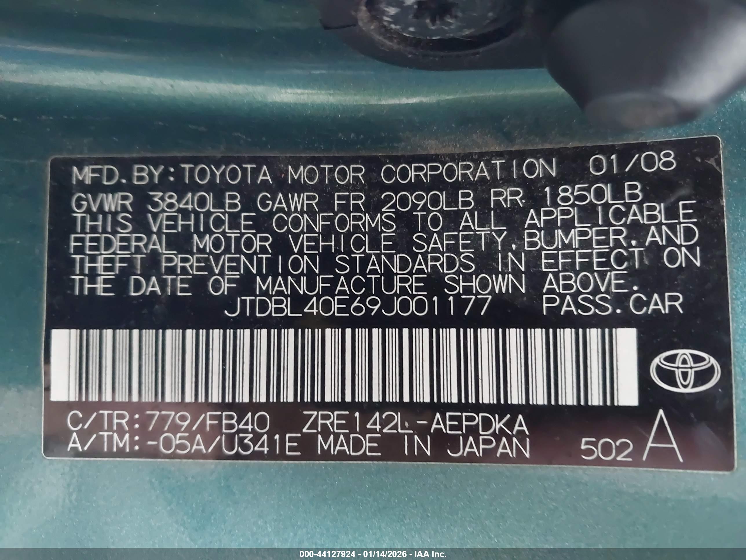 TOYOTA COROLLA image 9