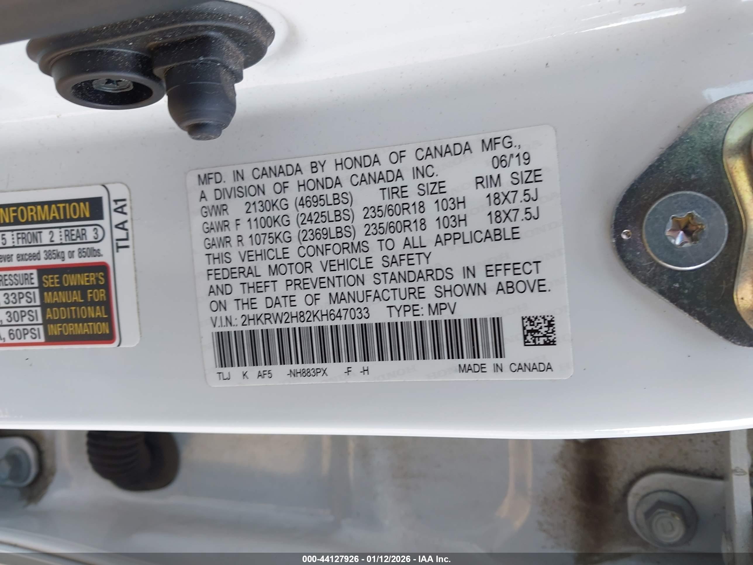 HONDA CR-V image 9