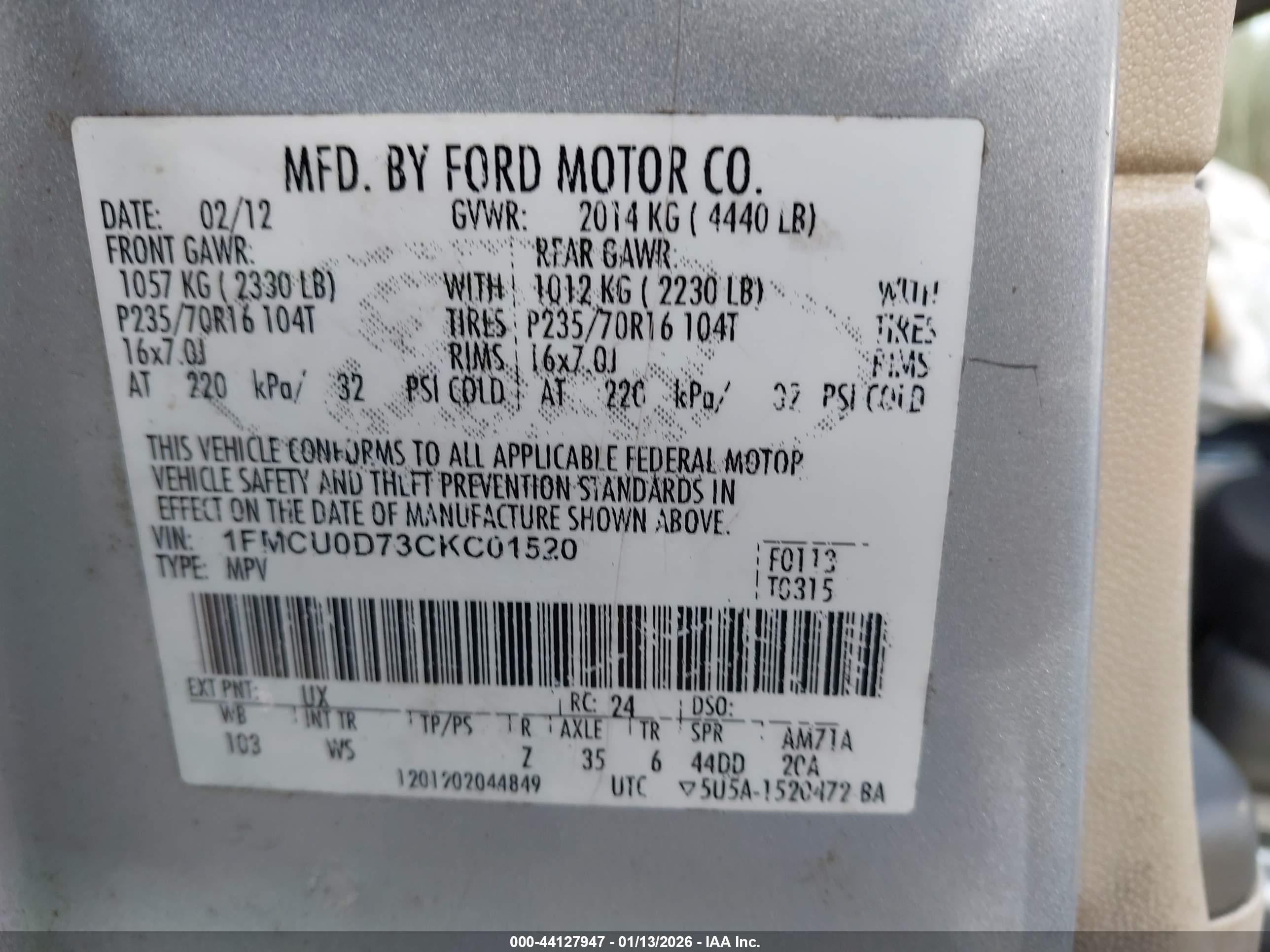 FORD ESCAPE image 9