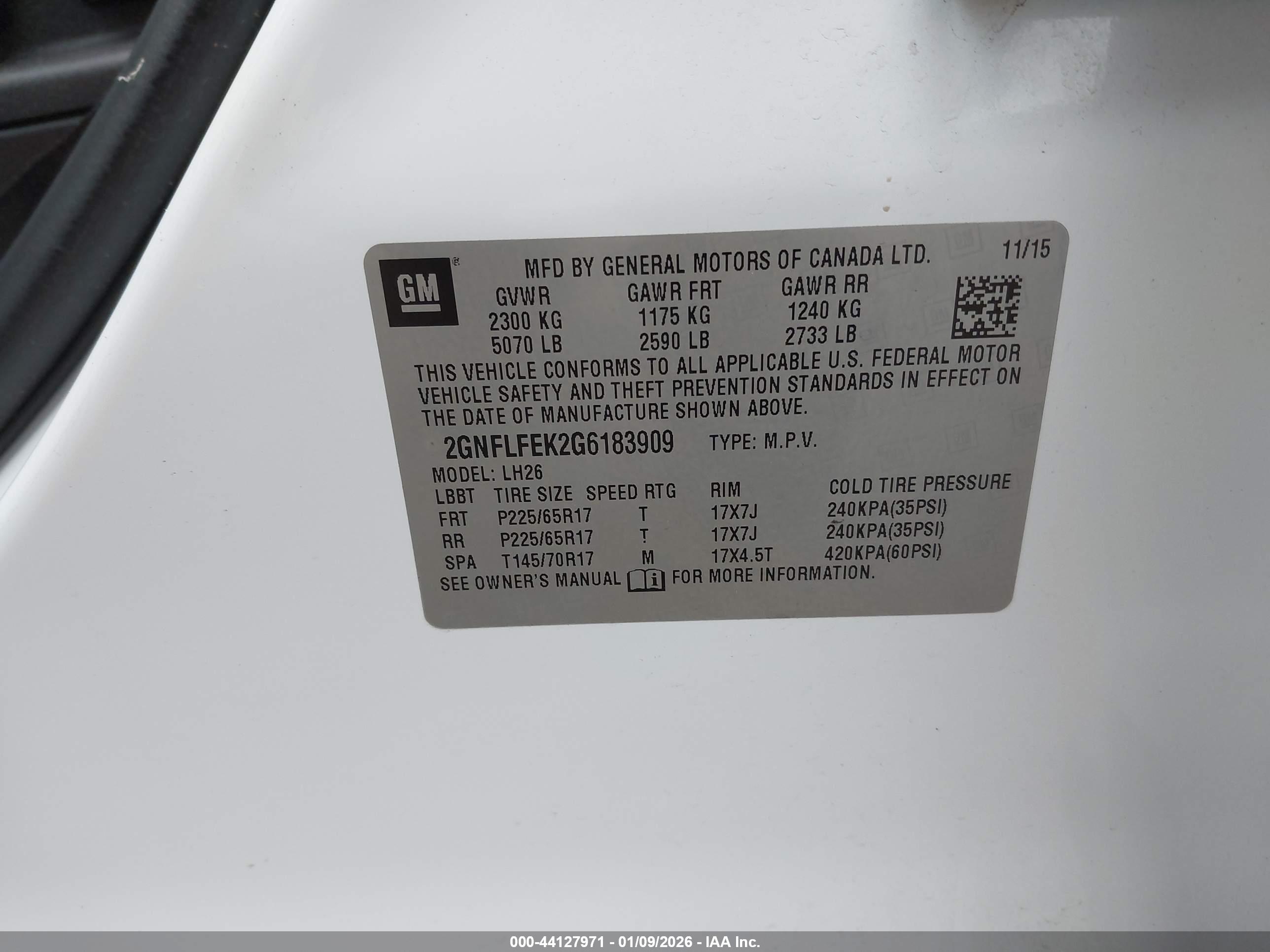 CHEVROLET EQUINOX image 9