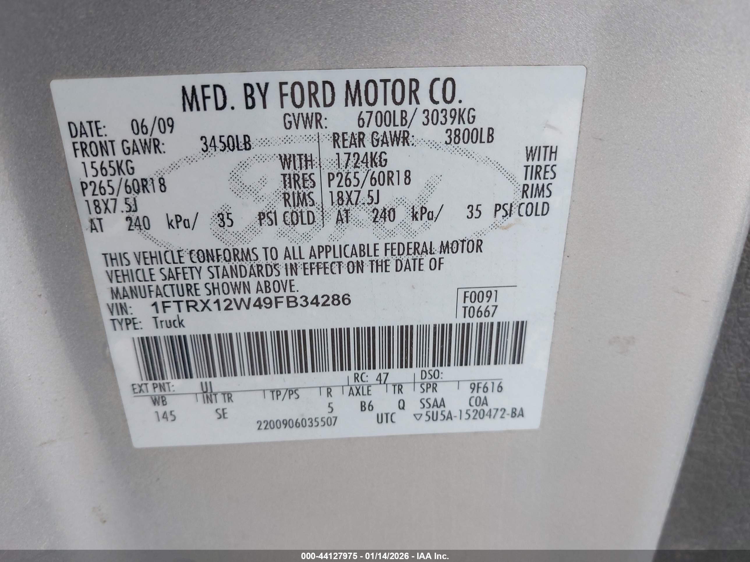 FORD F150 image 9