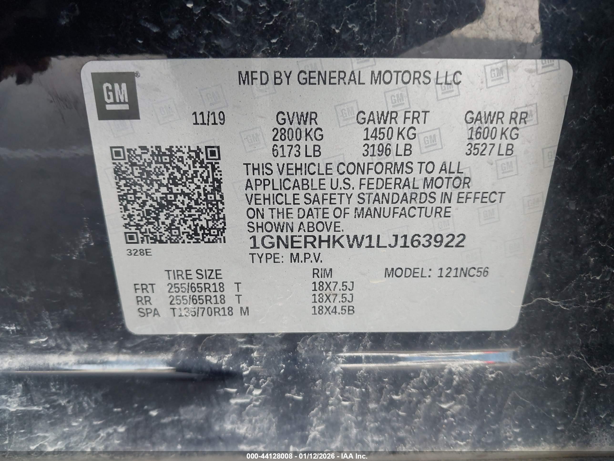 CHEVROLET TRAVERSE image 9
