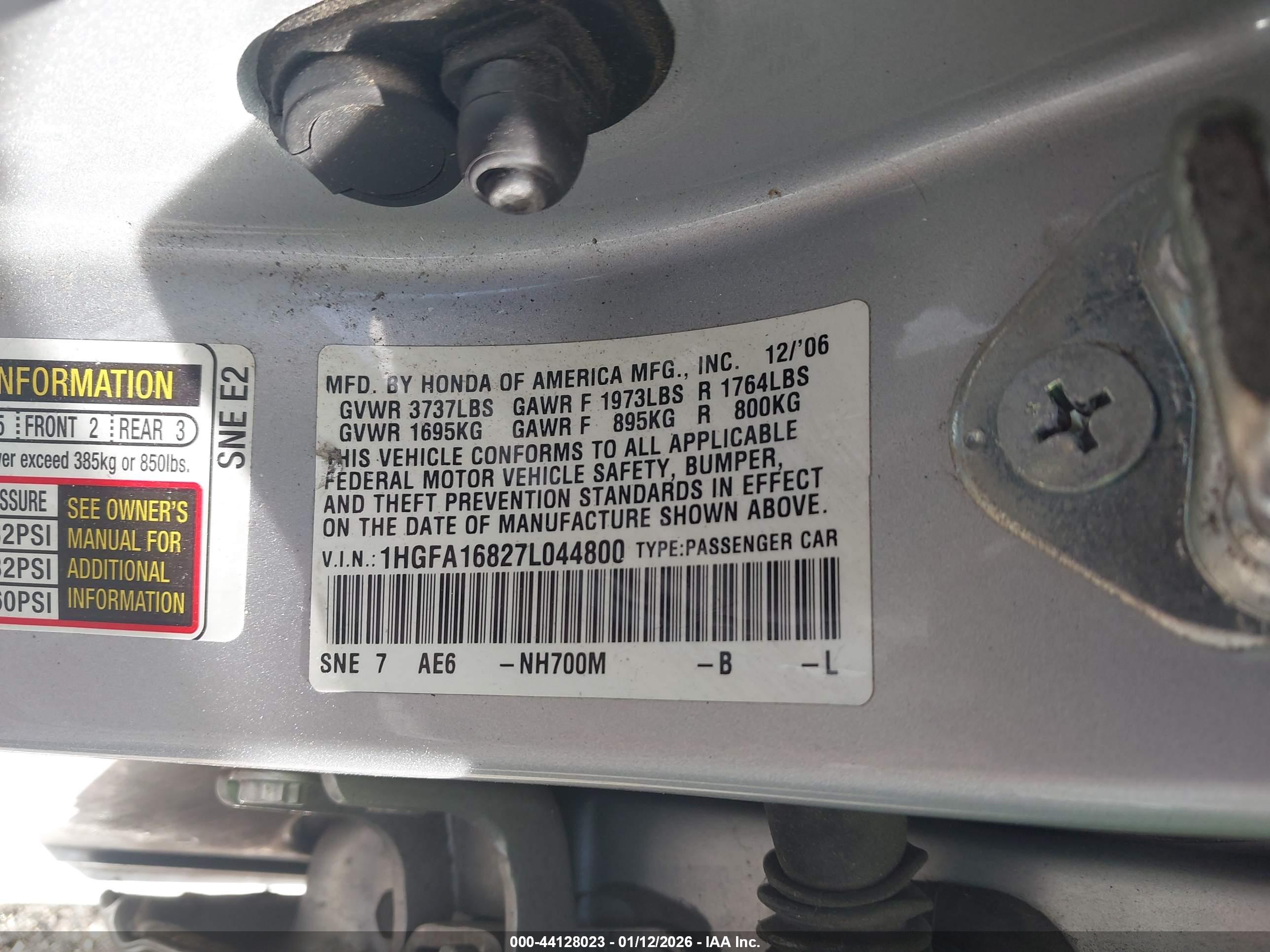 HONDA CIVIC image 9