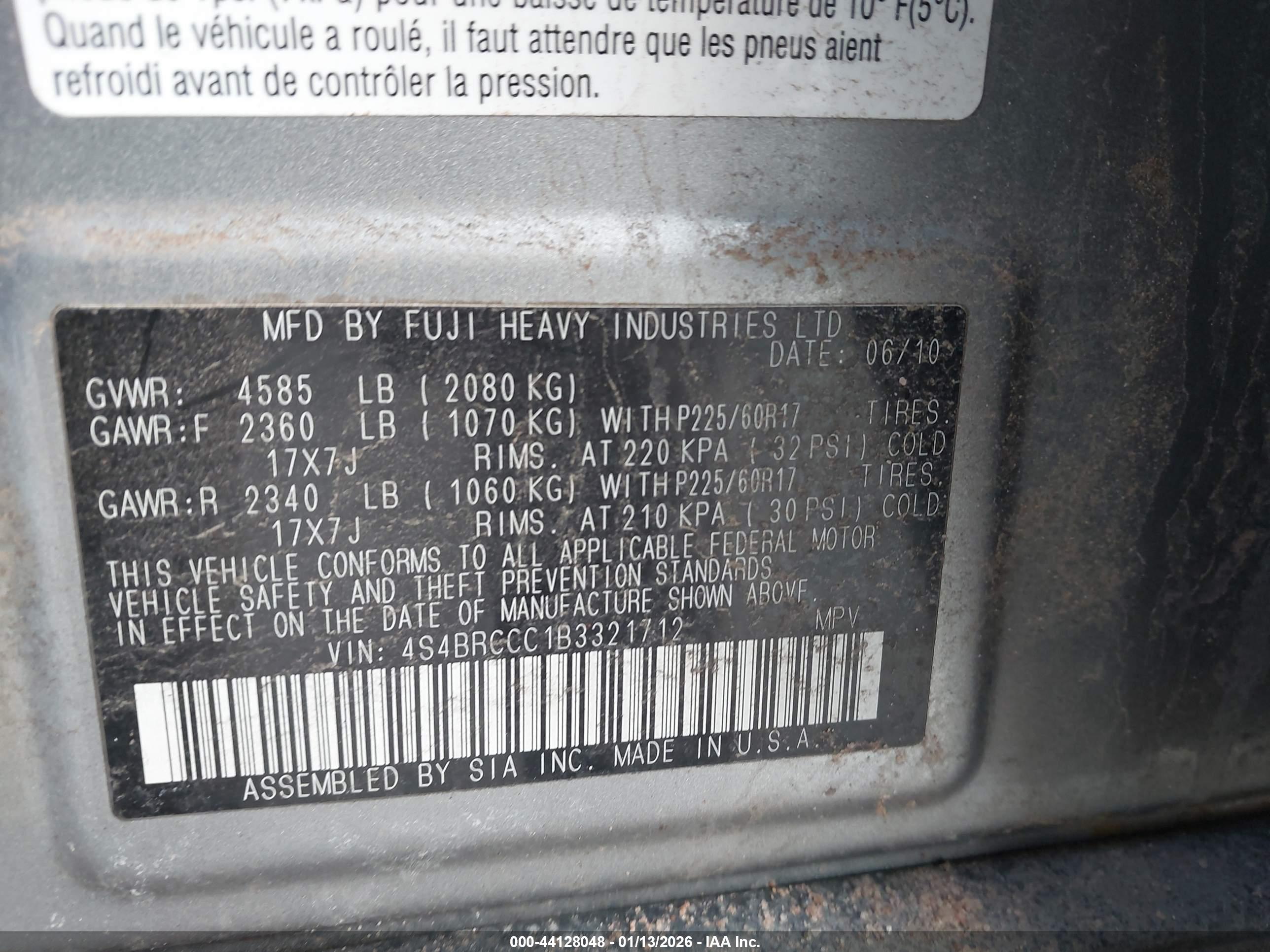 SUBARU OUTBACK image 9