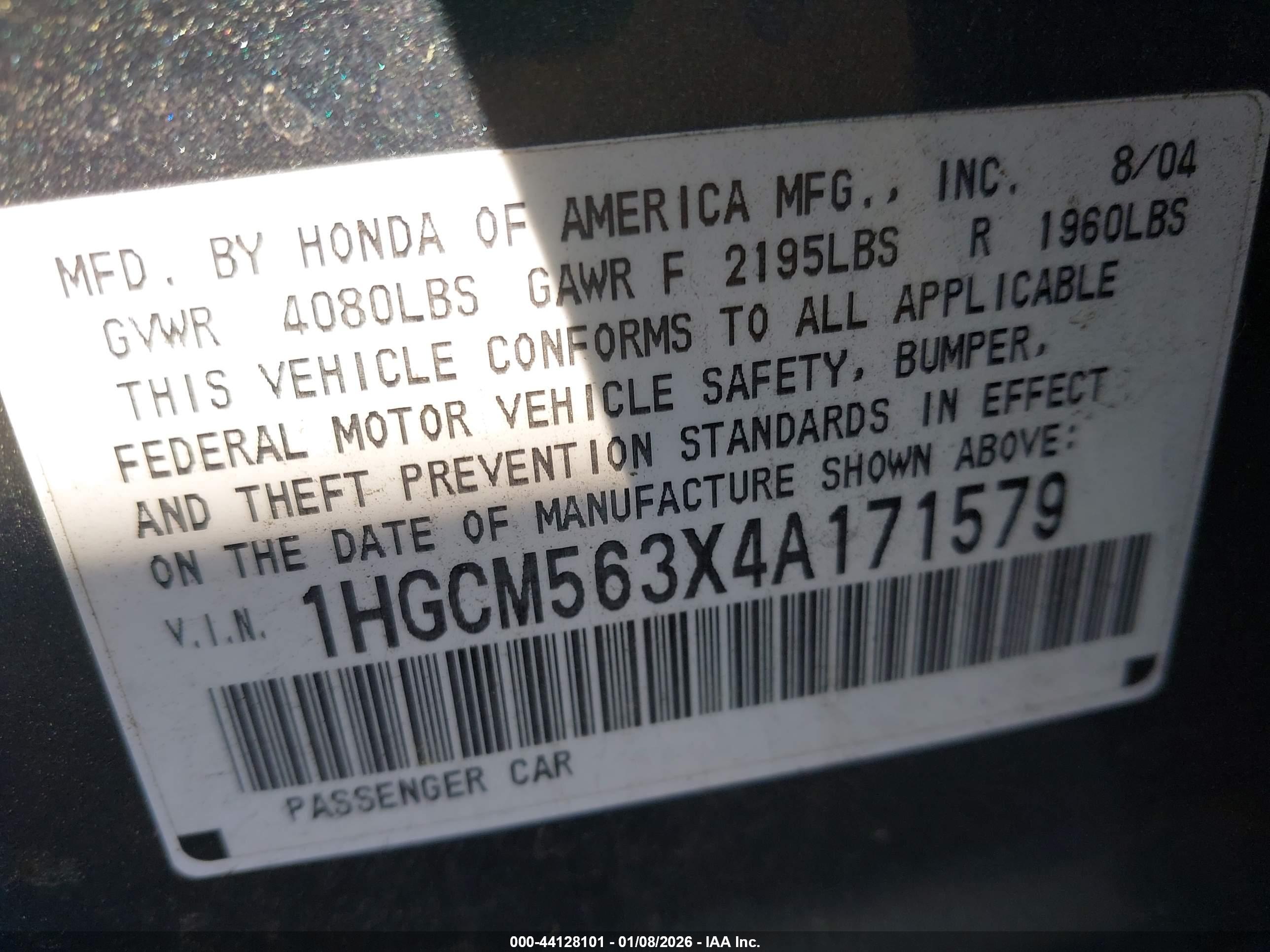 HONDA ACCORD image 9