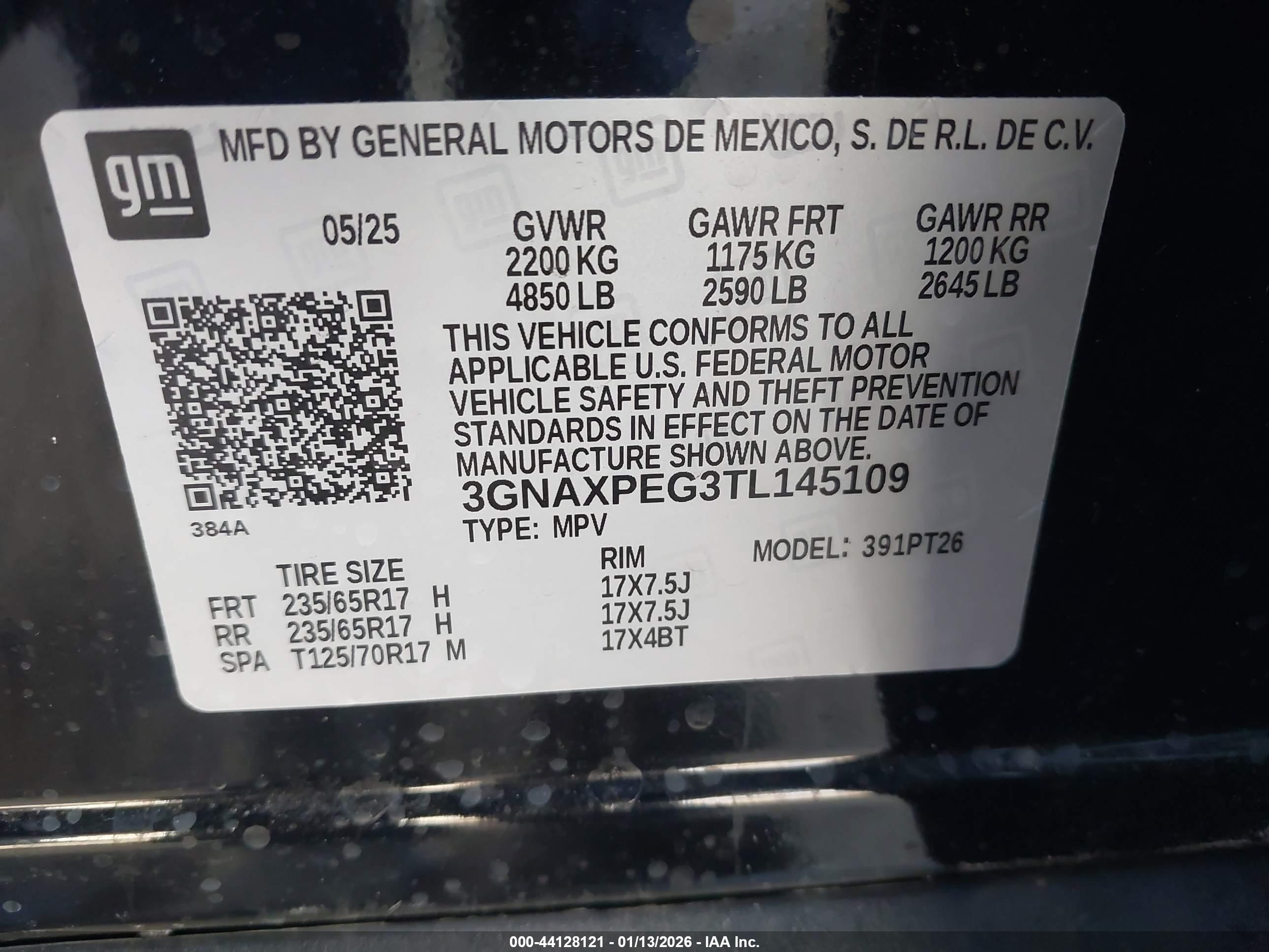 CHEVROLET EQUINOX image 9