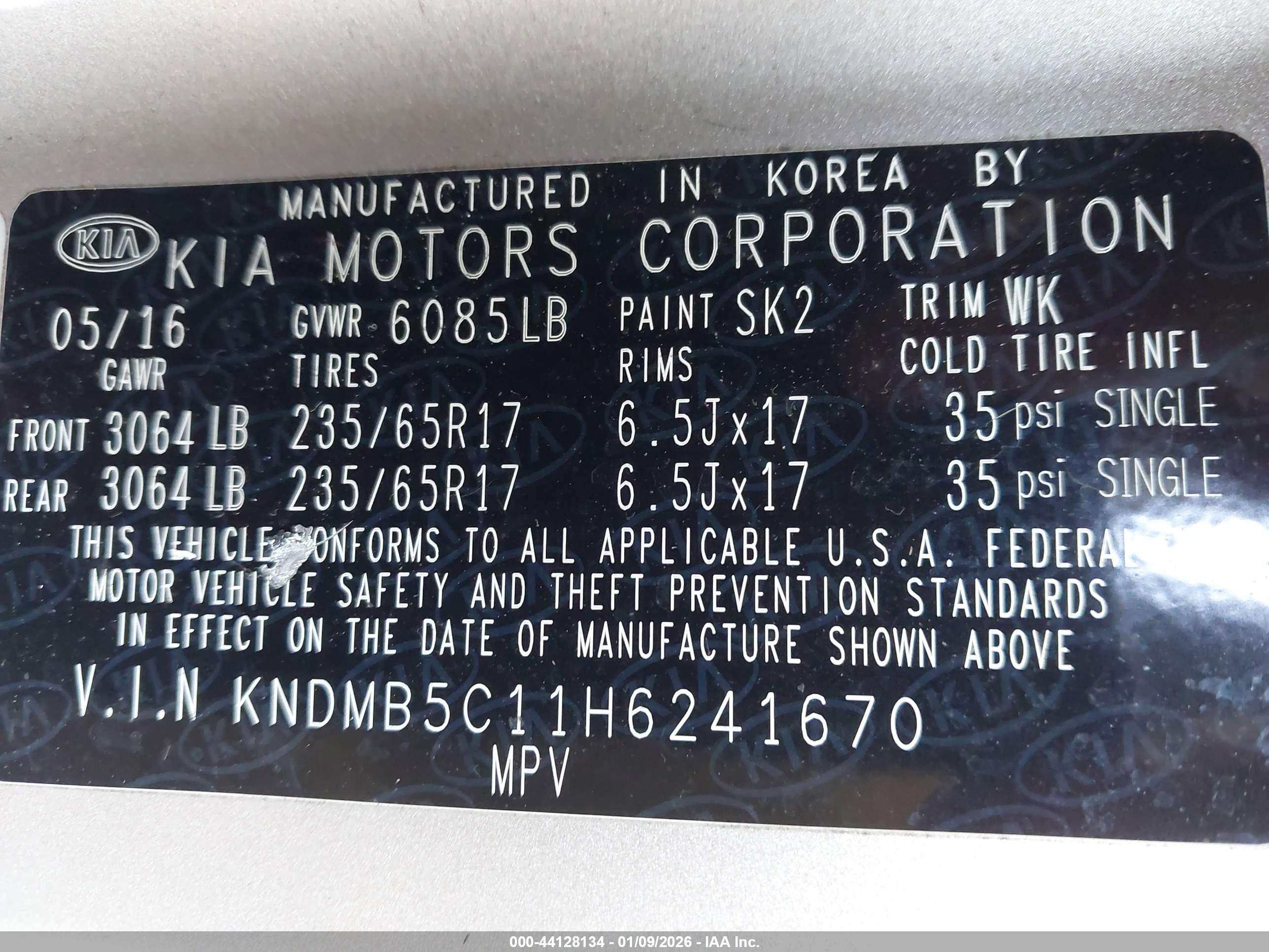 KIA SEDONA image 9