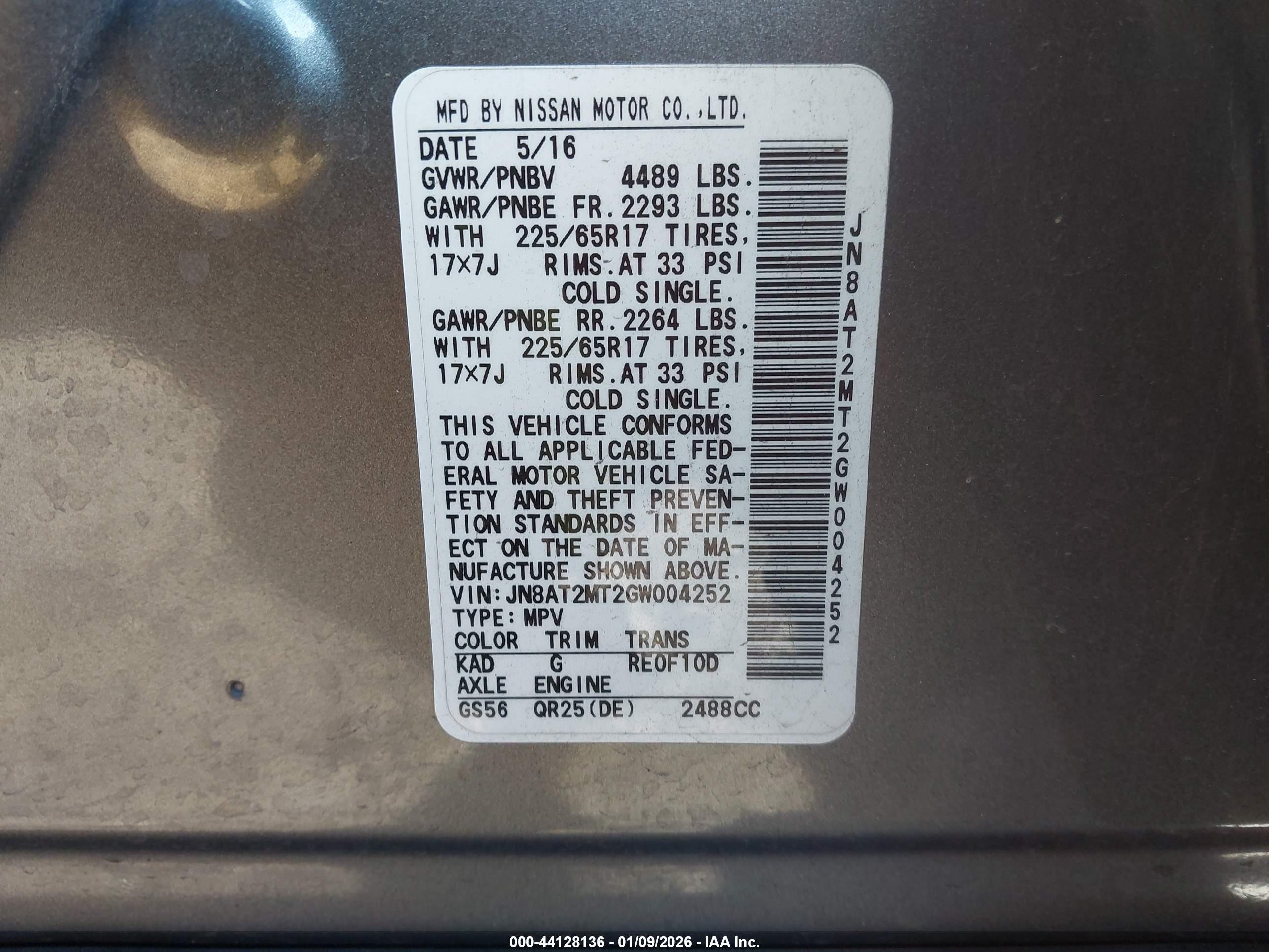 NISSAN ROGUE image 9
