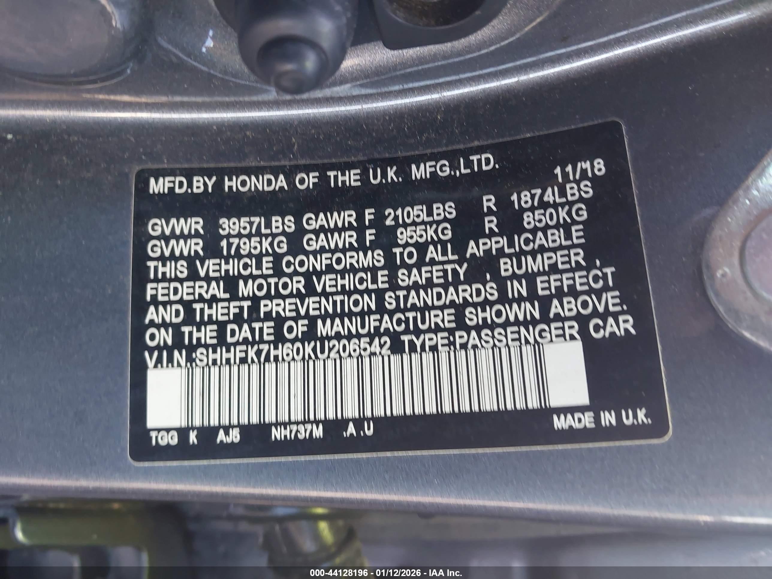 HONDA CIVIC image 9