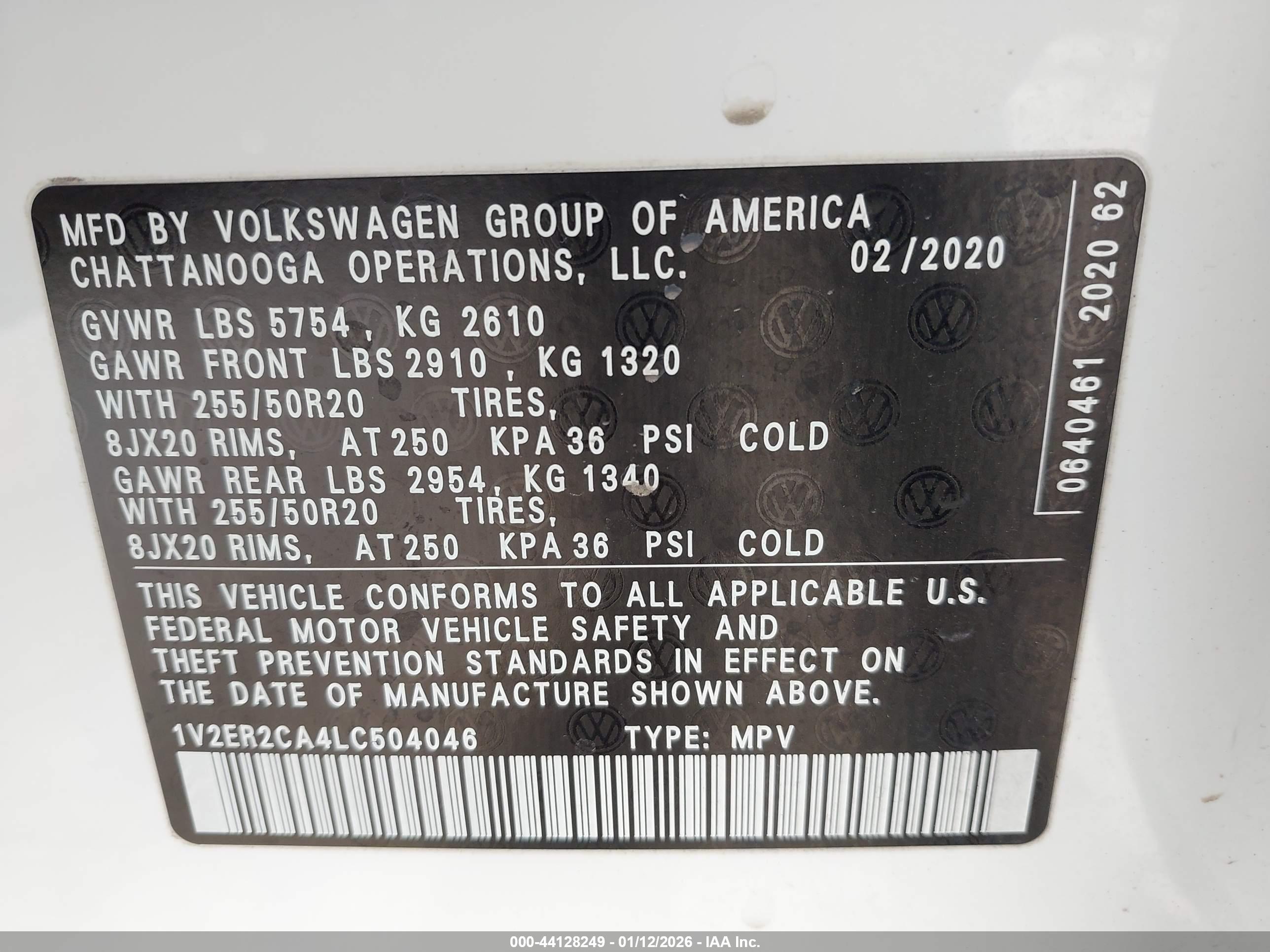 VOLKSWAGEN ATLAS image 9