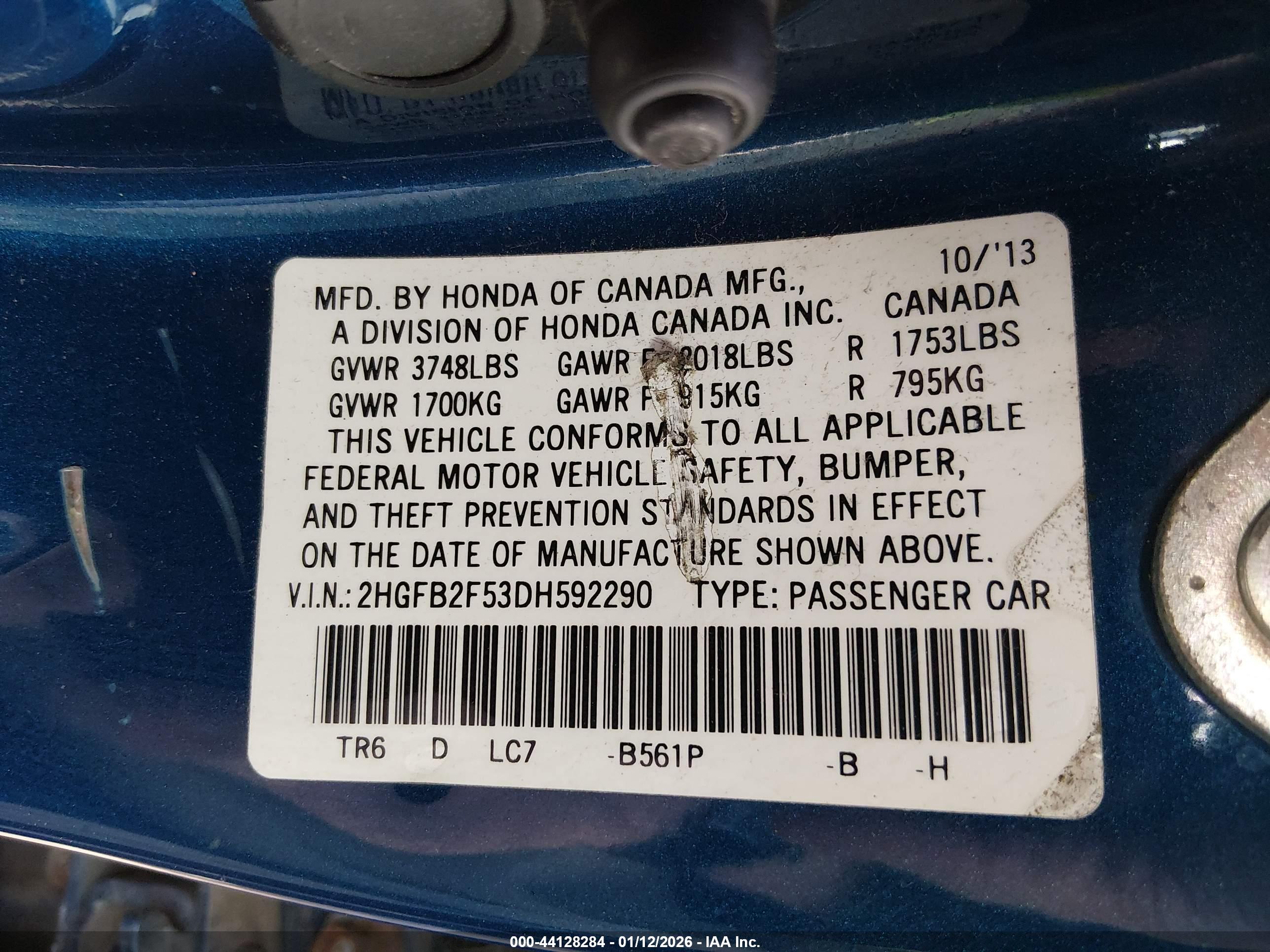 HONDA CIVIC image 9