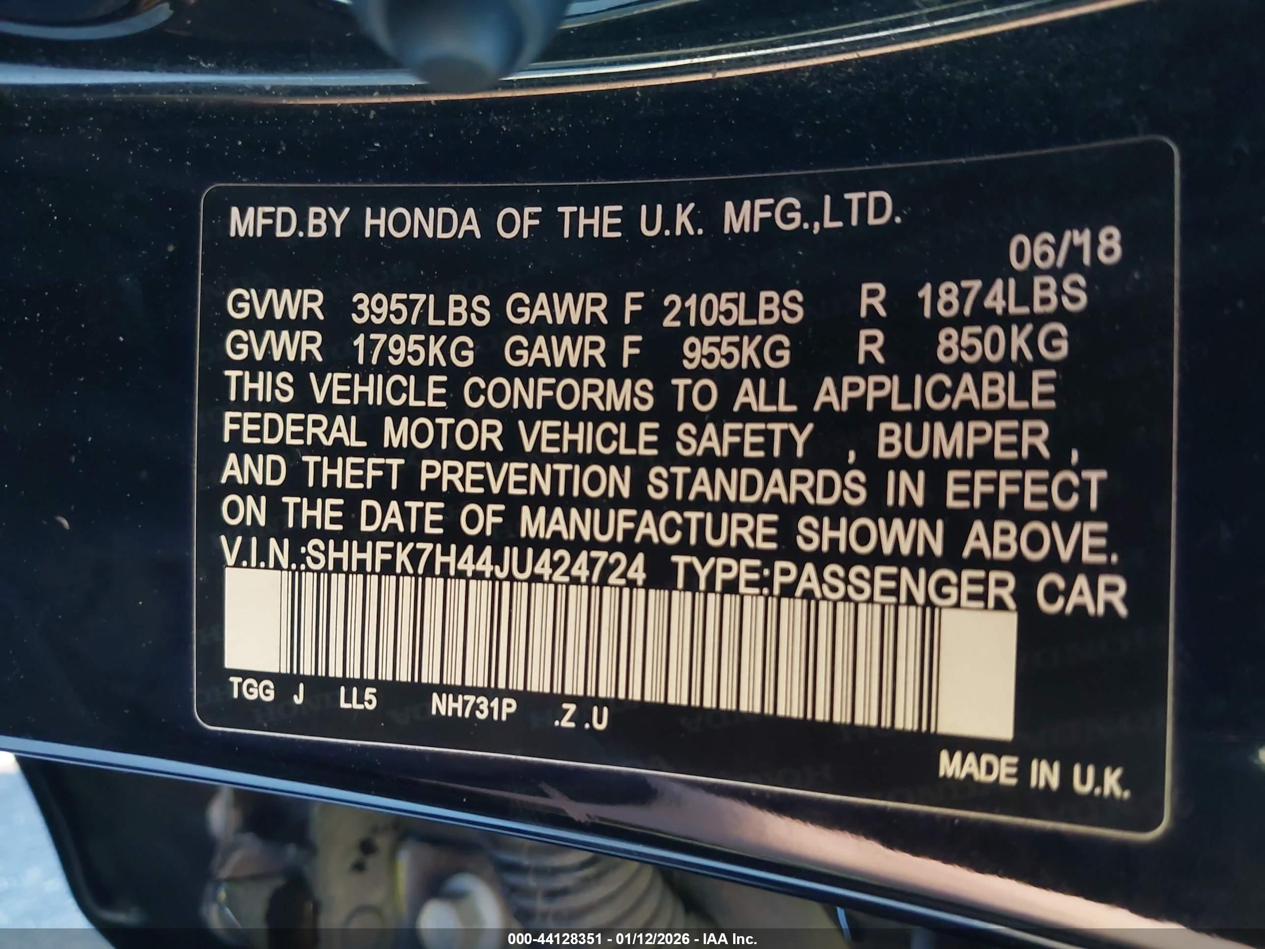 HONDA CIVIC image 9